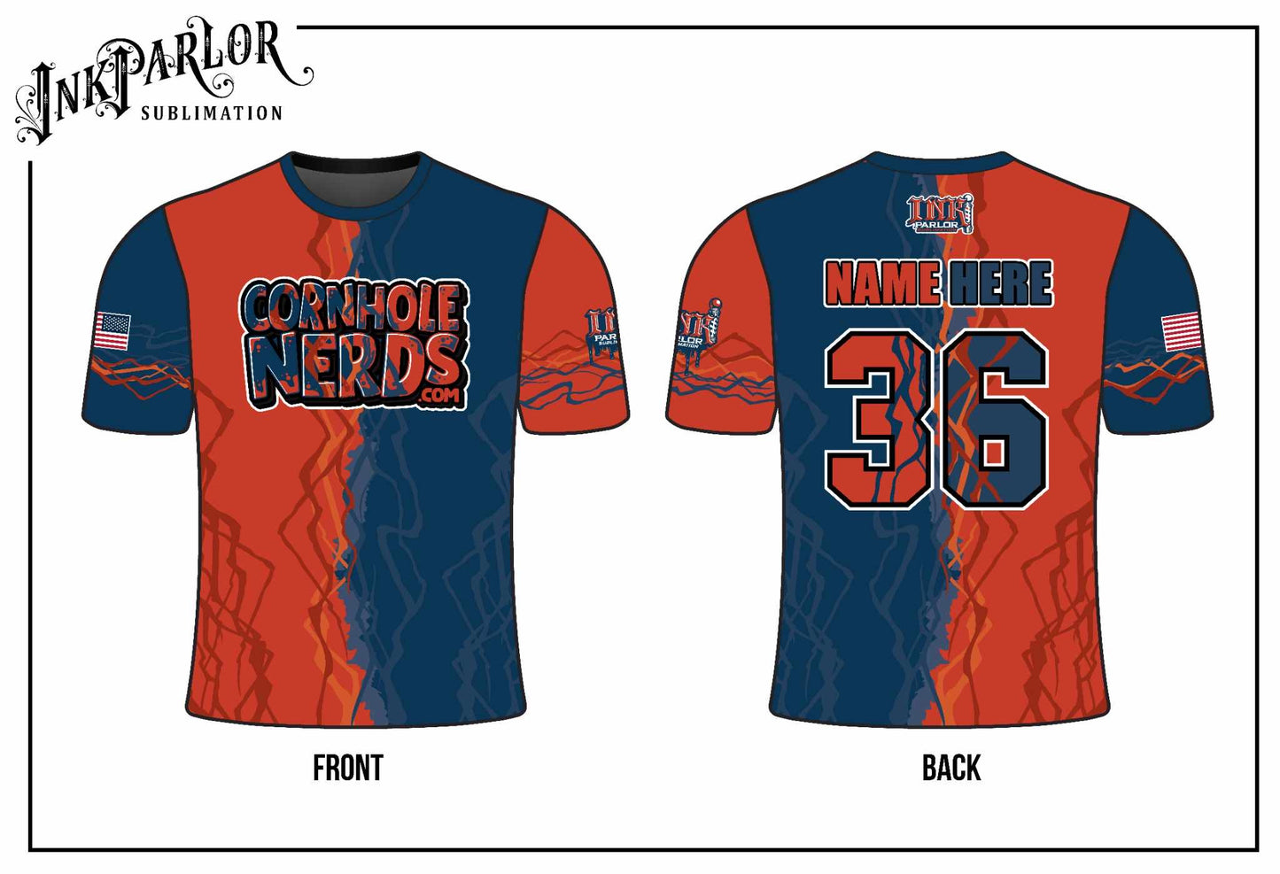 Cornhole Nerds NFC North inspired two tone jersey(s)