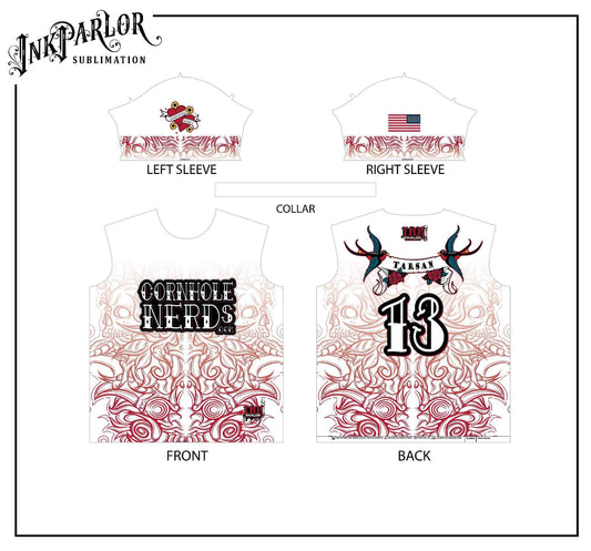 Cornhole Nerds Tattoo Inspired Jersey(s)