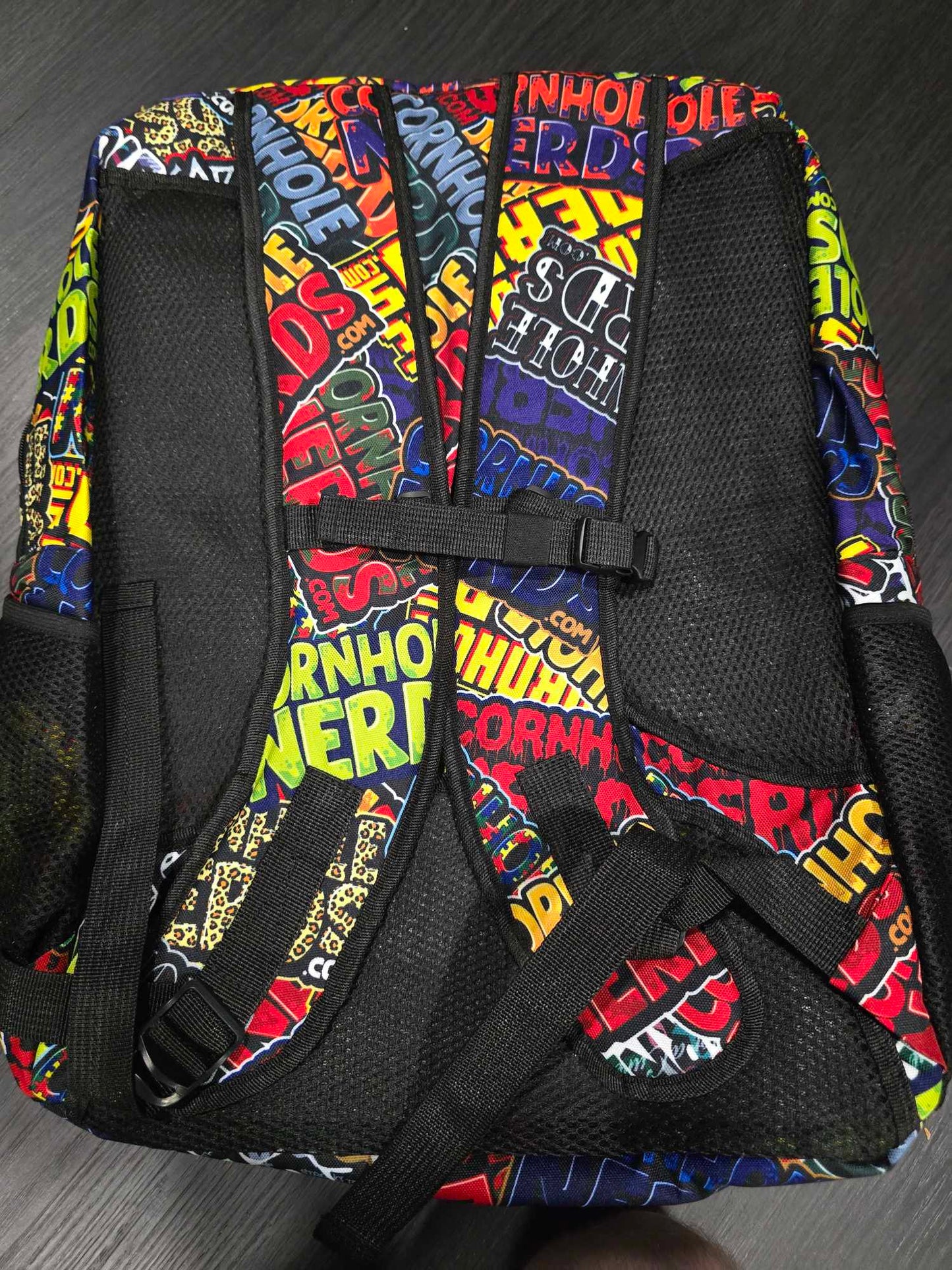 Cornhole Nerds Nerds Everywhere XL backpack