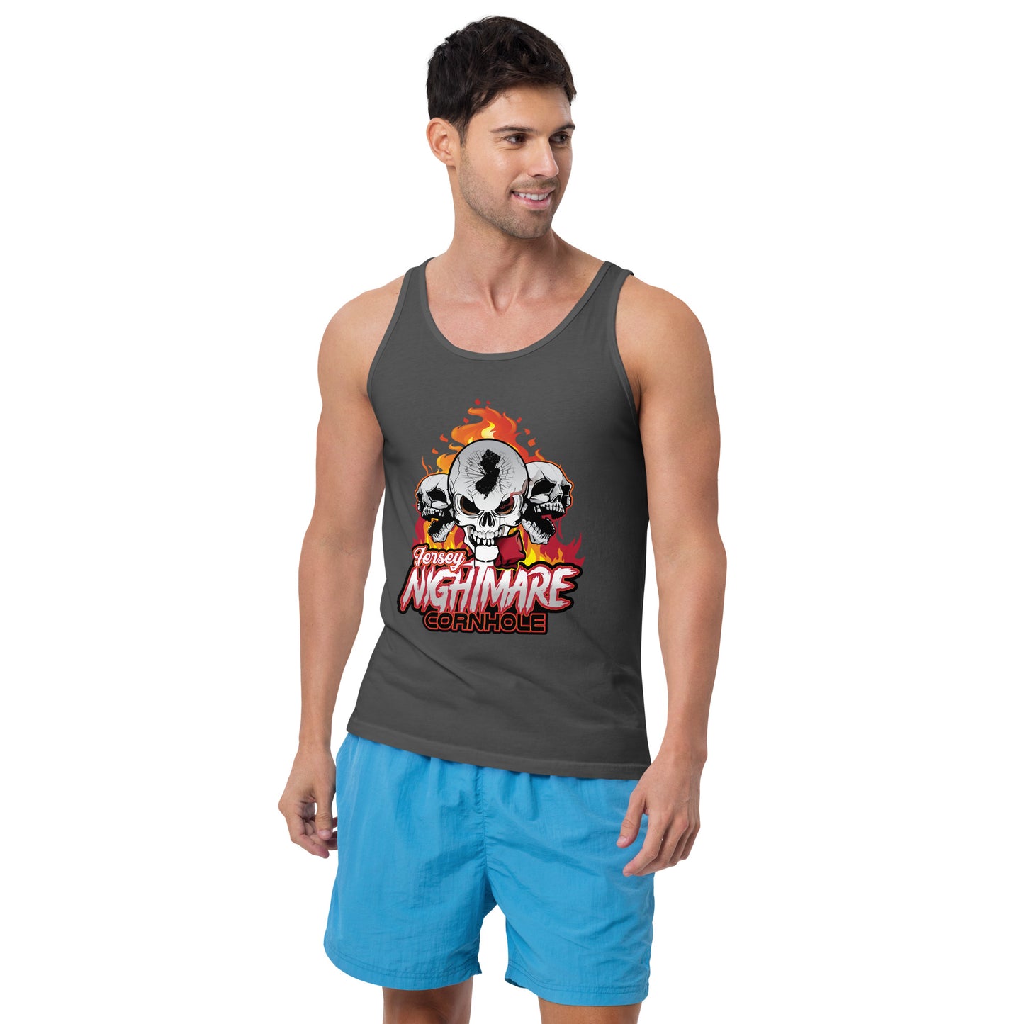 Jersey Nightmare Cornhole Men's Tank Top
