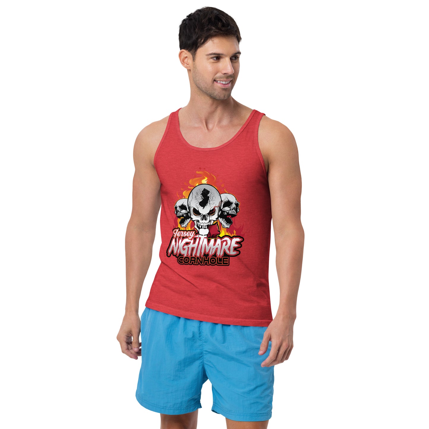 Jersey Nightmare Cornhole Men's Tank Top