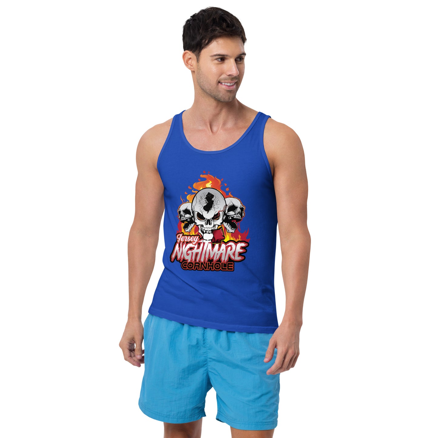 Jersey Nightmare Cornhole Men's Tank Top