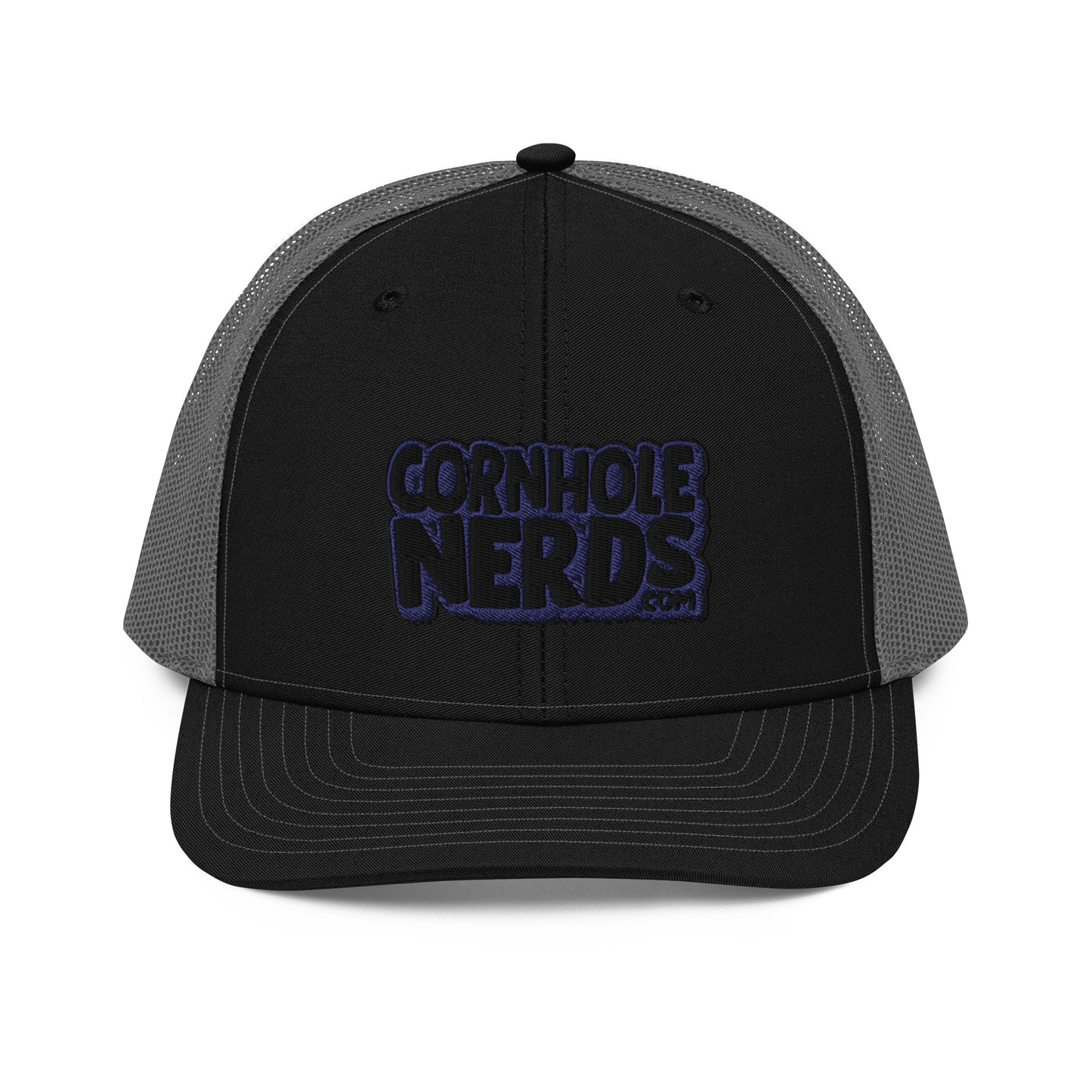 black/navy nerds logo Richardson 112 snapback Trucker hat
