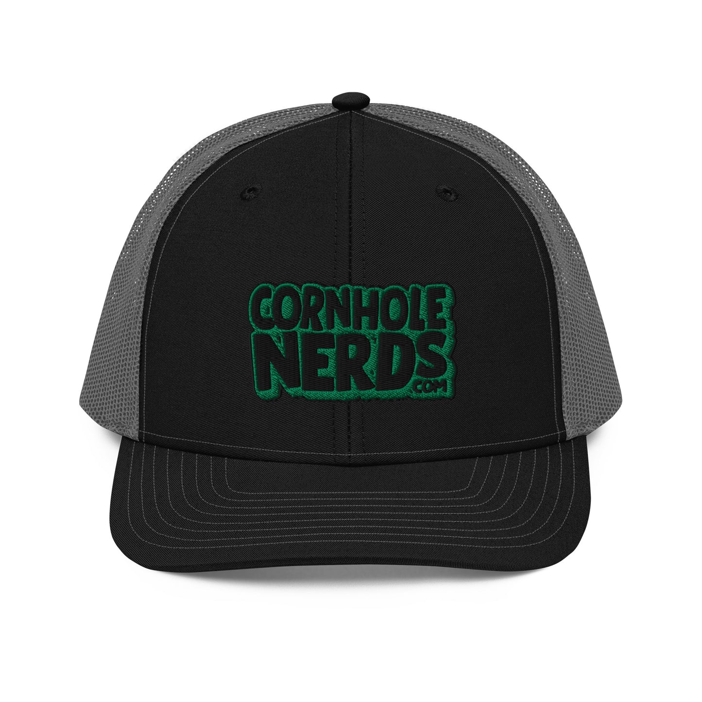 black/kelly green nerds logo Richardson 112 snapback Trucker hat