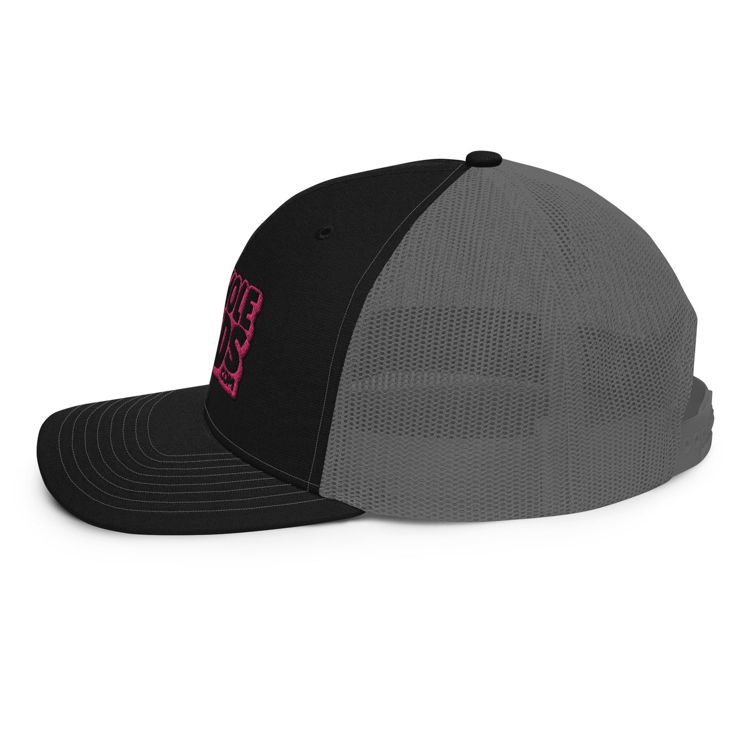 black/pink nerds logo Richardson 112 snapback Trucker hat