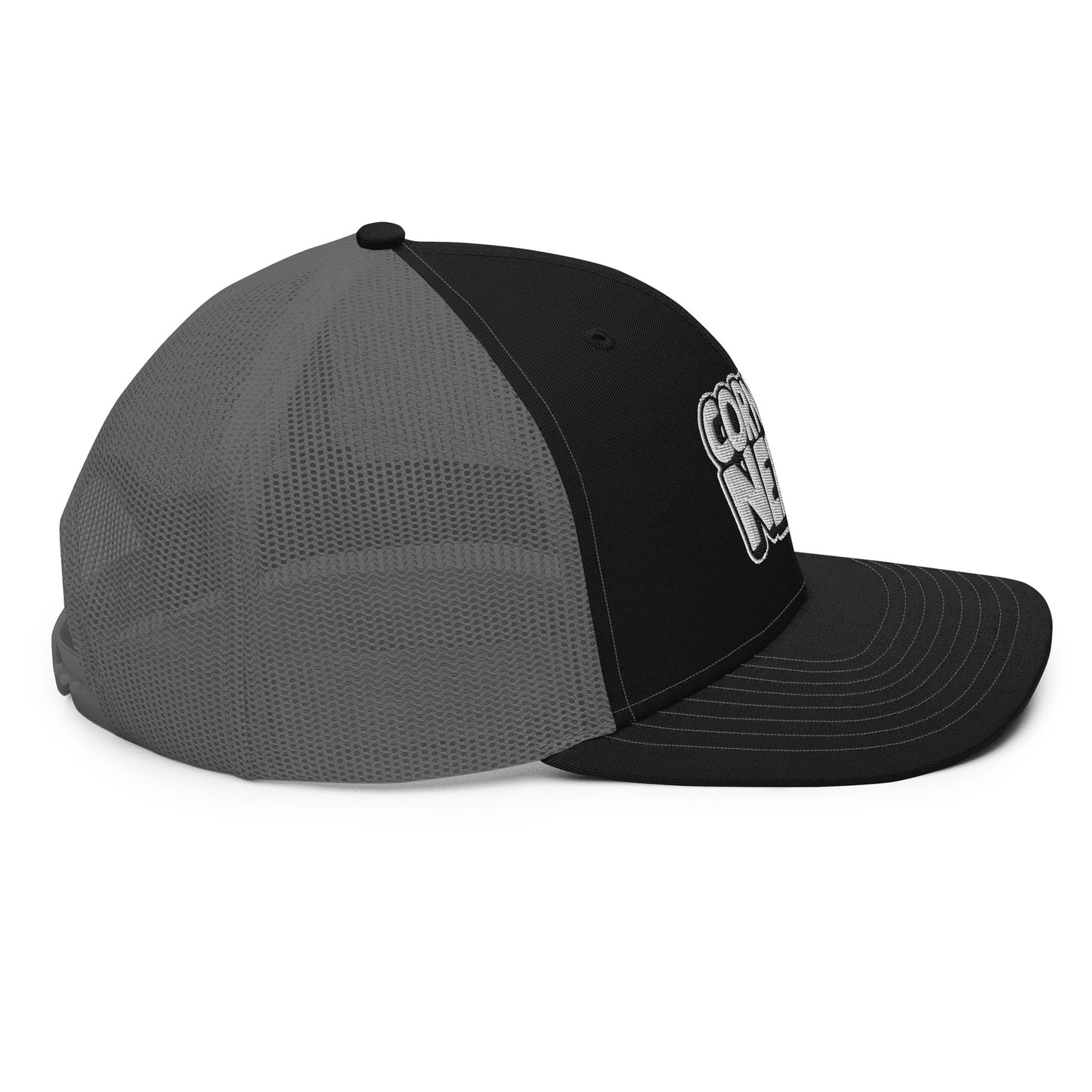 White/Black Nerds logo Richardson 112 snapback Trucker Hat