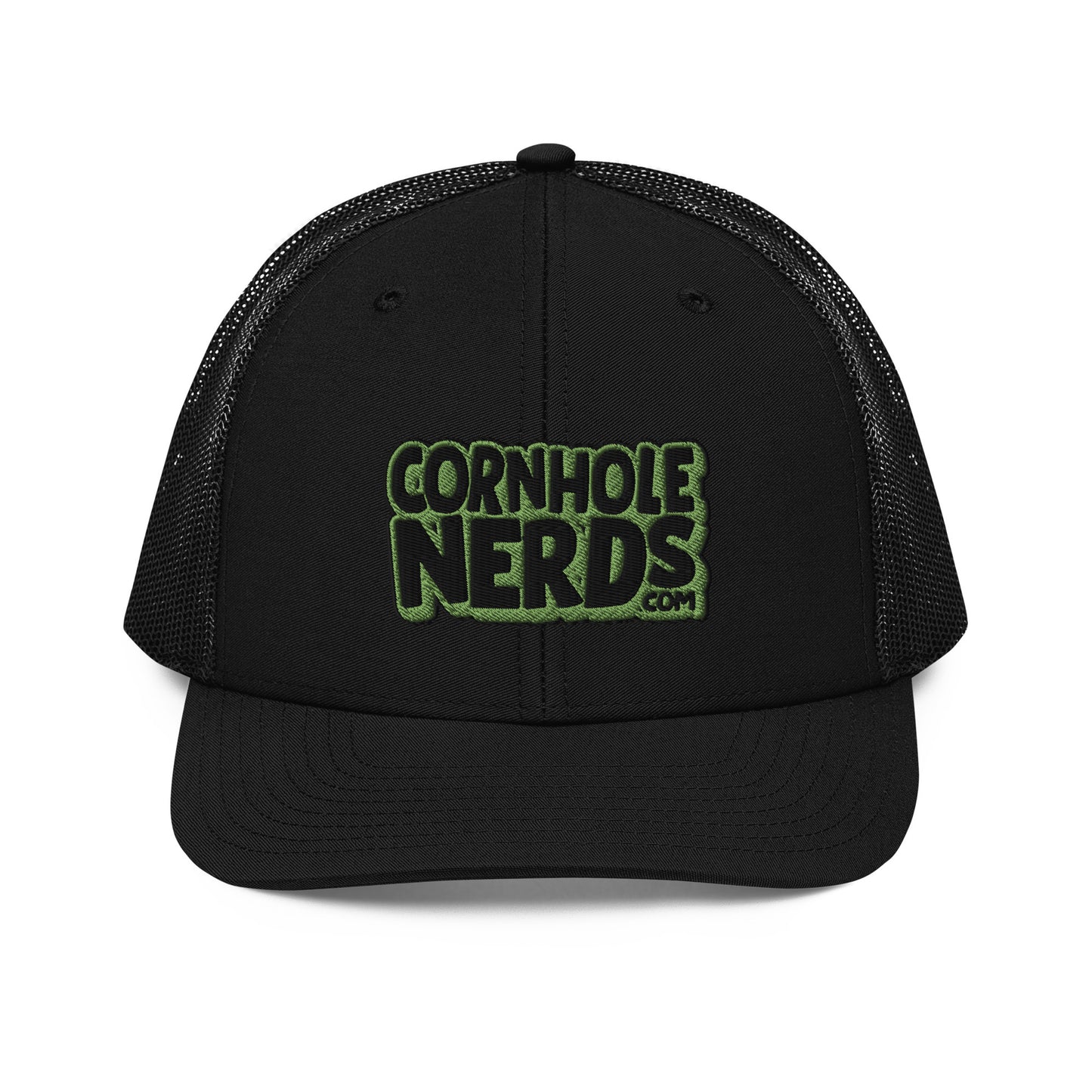 black/kiwi green nerds logo Richardson 112 snapback Trucker hat