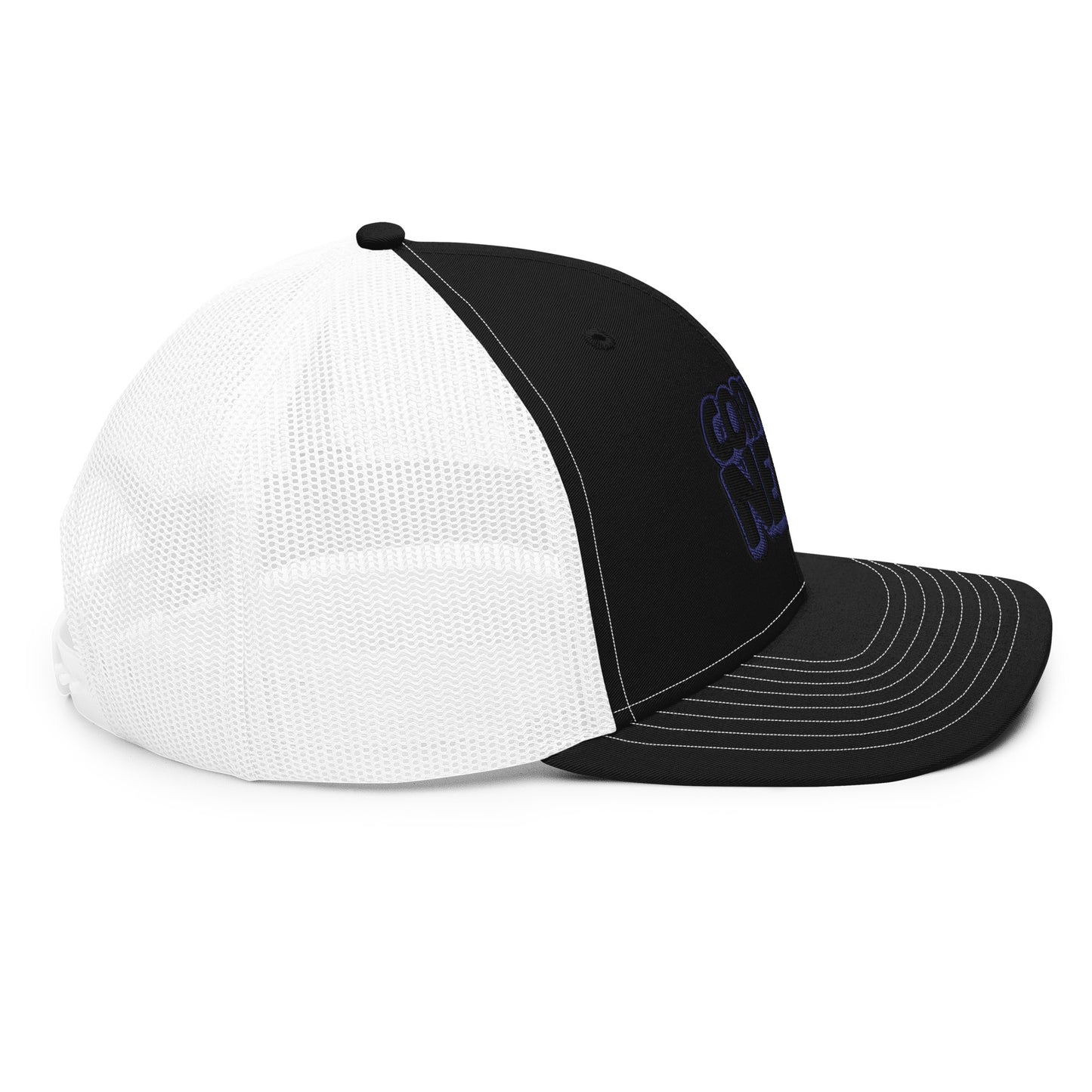 black/navy nerds logo Richardson 112 snapback Trucker hat