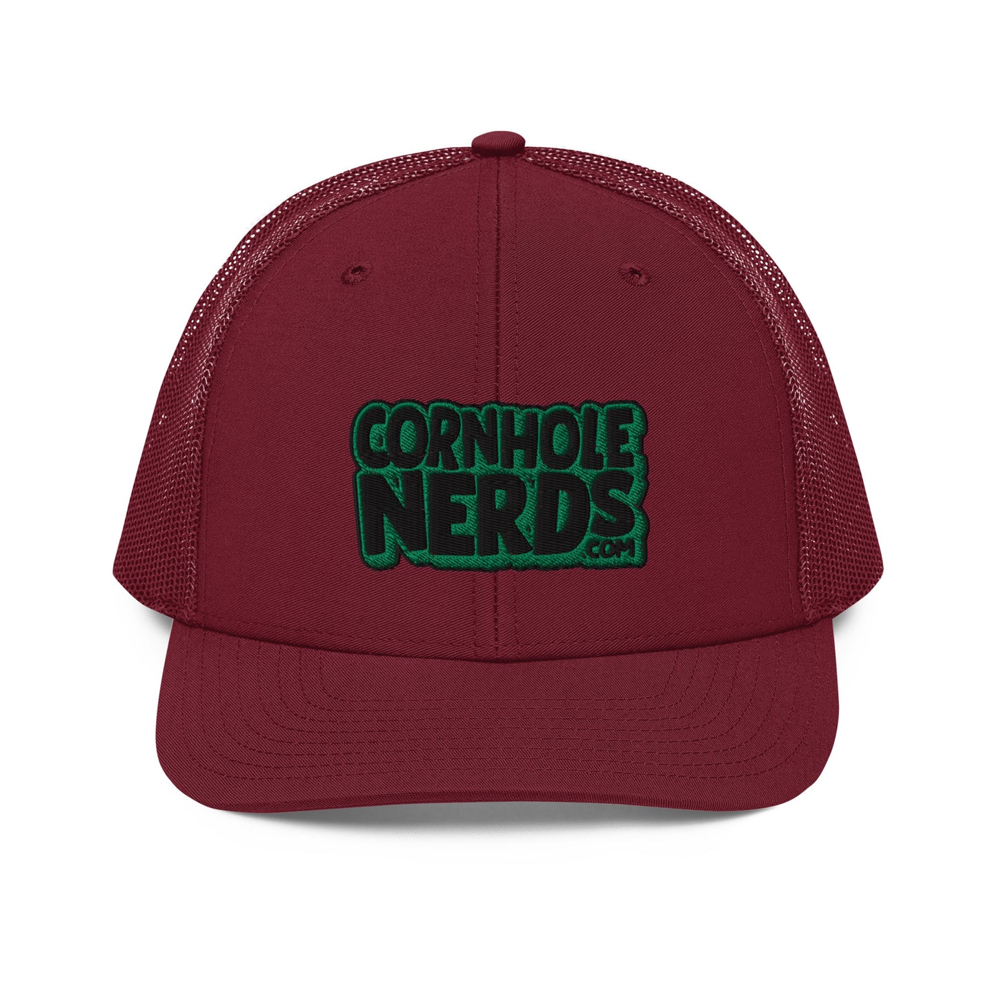 black/kelly green nerds logo Richardson 112 snapback Trucker hat