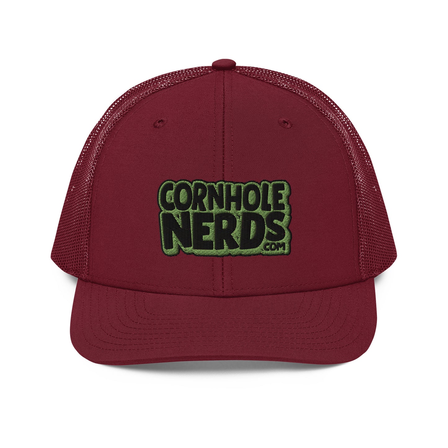 black/kiwi green nerds logo Richardson 112 snapback Trucker hat