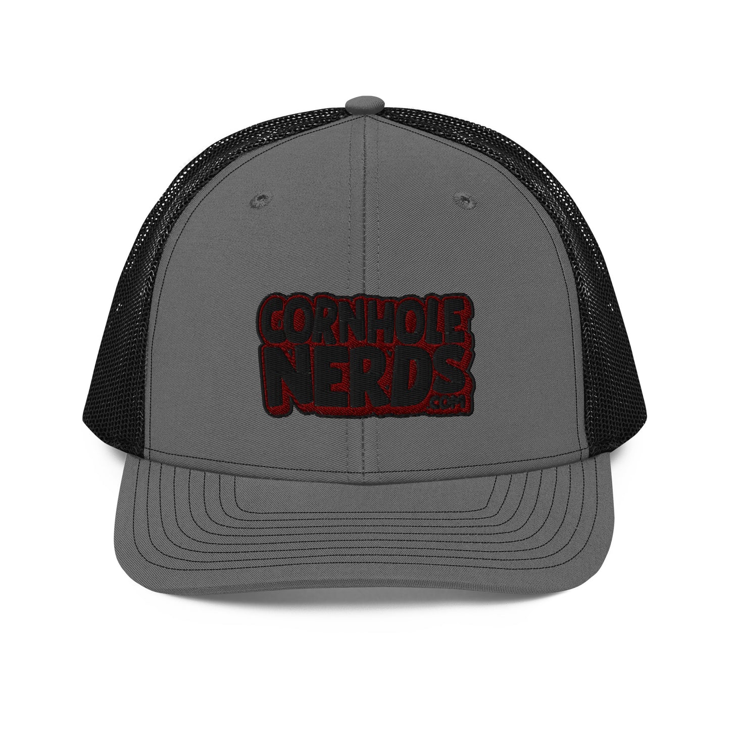 black/maroon nerds logo Richardson 112 snapback Trucker hat