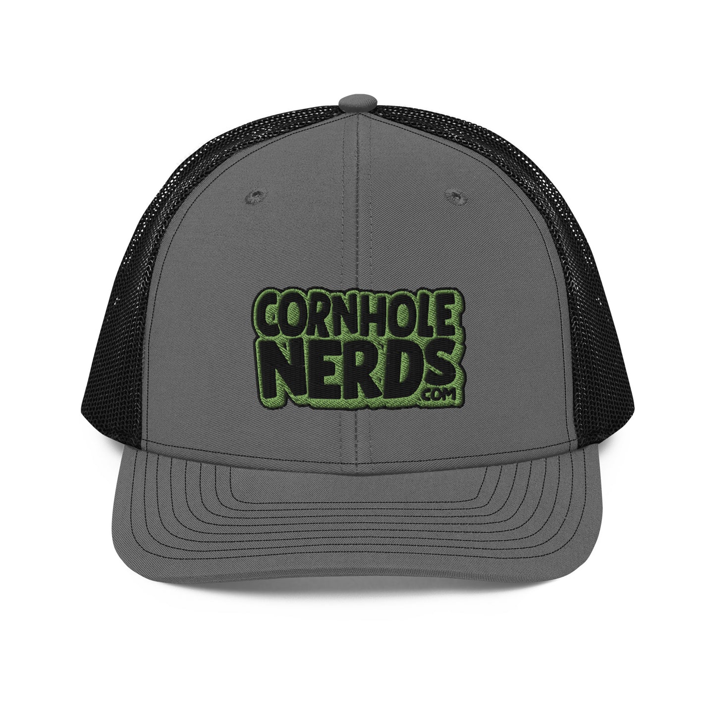 black/kiwi green nerds logo Richardson 112 snapback Trucker hat