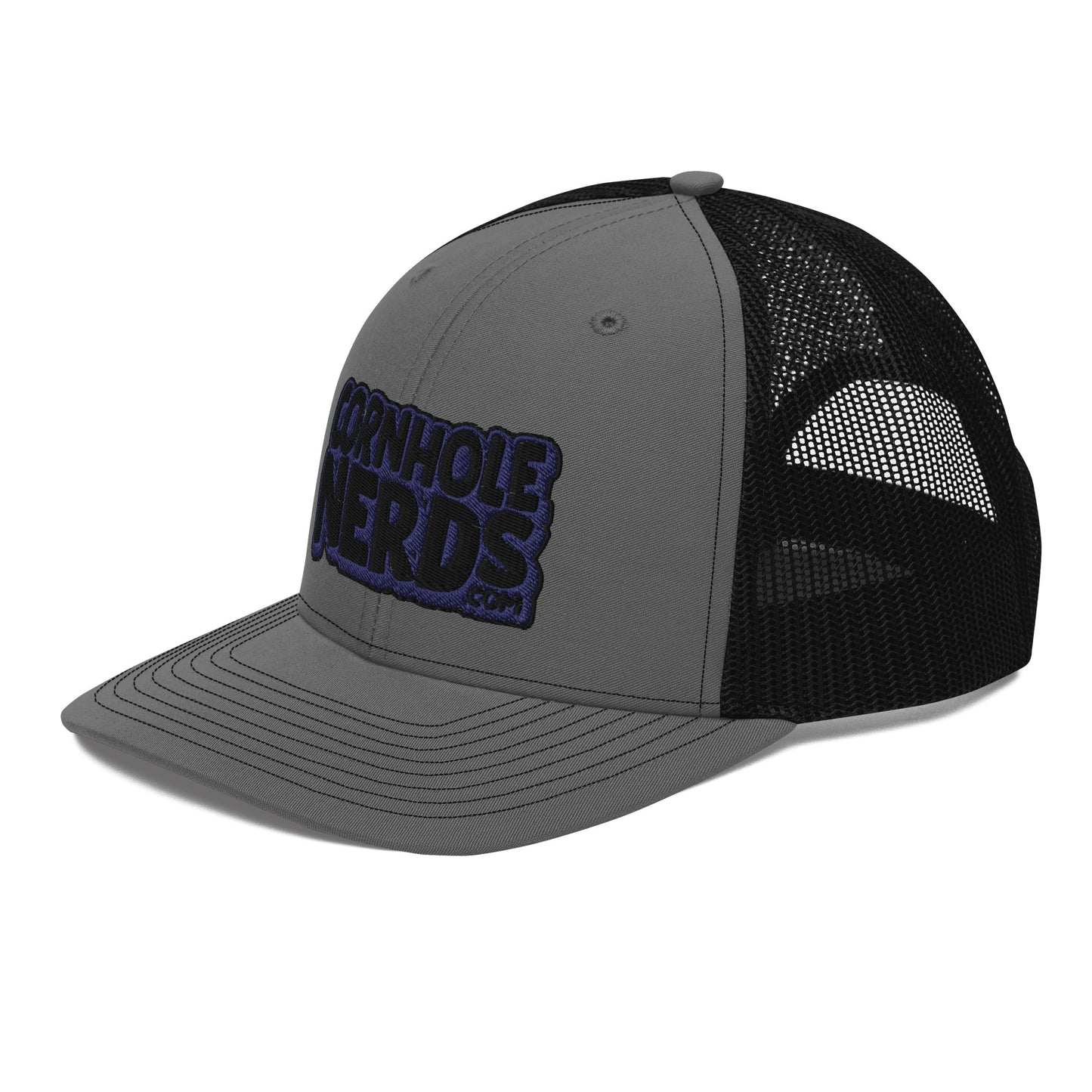 black/navy nerds logo Richardson 112 snapback Trucker hat