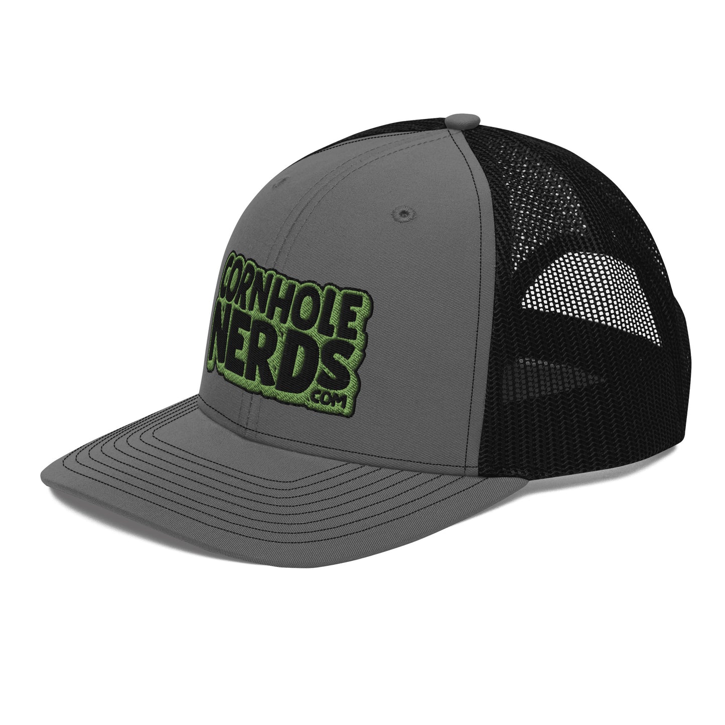 black/kiwi green nerds logo Richardson 112 snapback Trucker hat