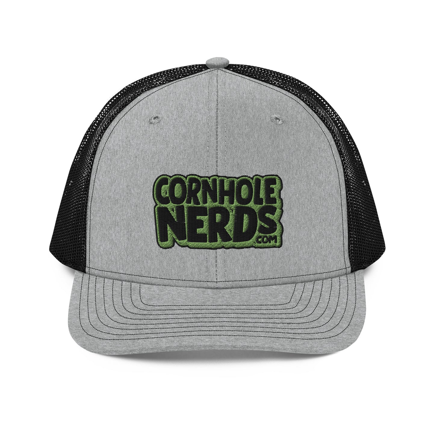 black/kiwi green nerds logo Richardson 112 snapback Trucker hat