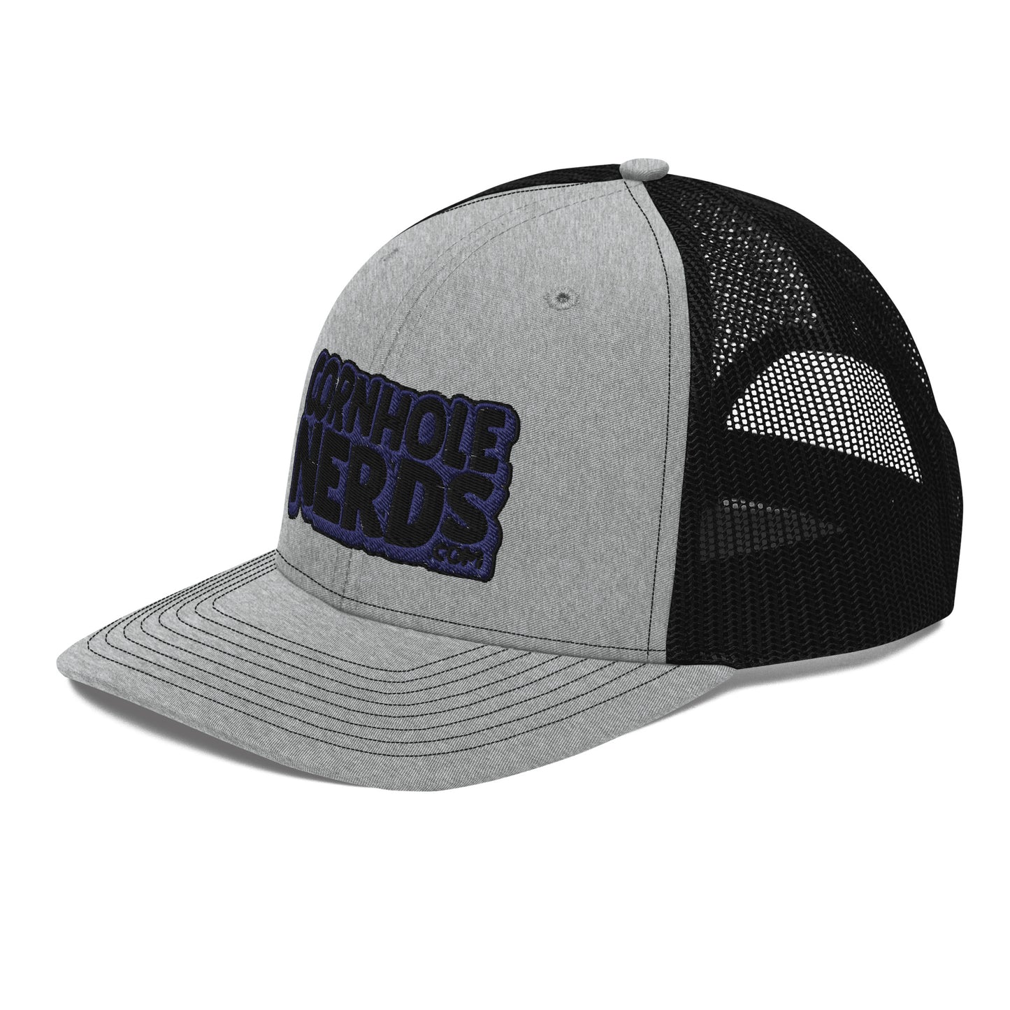 black/navy nerds logo Richardson 112 snapback Trucker hat