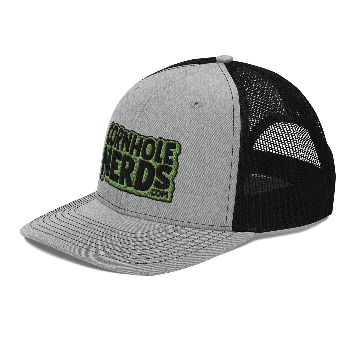 black/kiwi green nerds logo Richardson 112 snapback Trucker hat