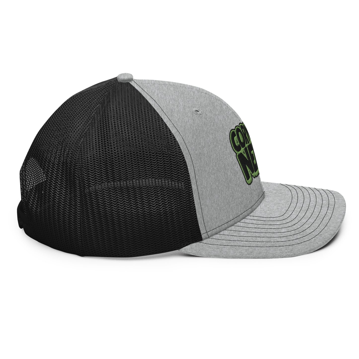 black/kiwi green nerds logo Richardson 112 snapback Trucker hat