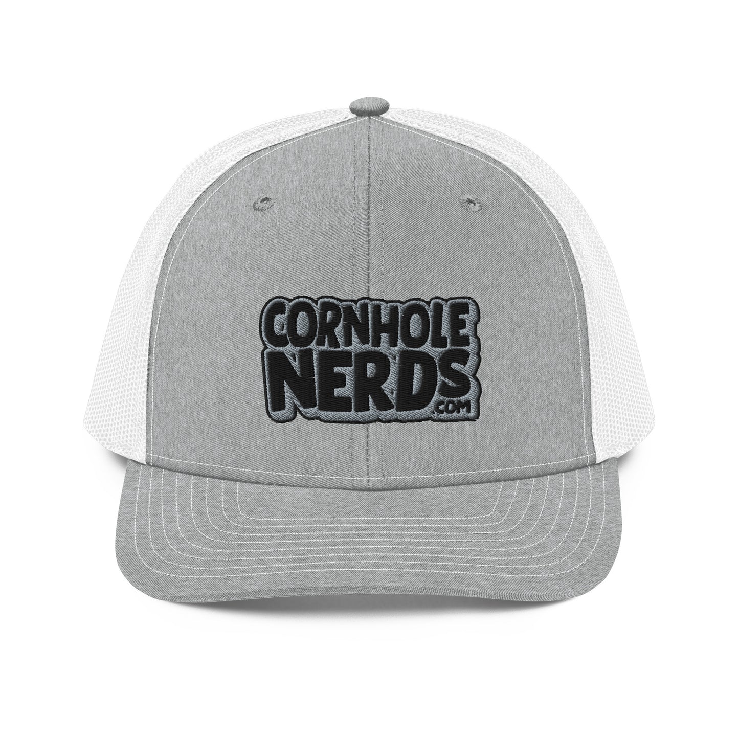 black/gray nerds logo Richardson 112 snapback Trucker hat