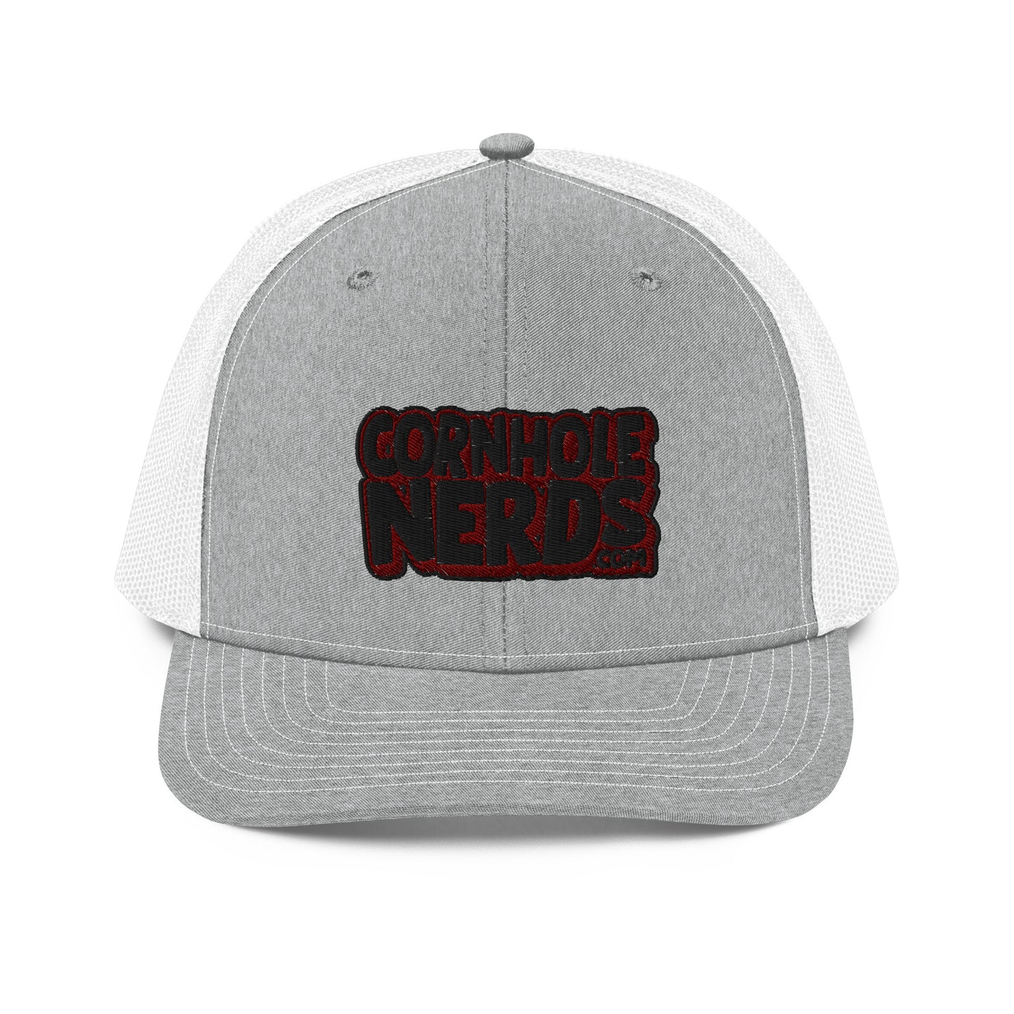 black/maroon nerds logo Richardson 112 snapback Trucker hat