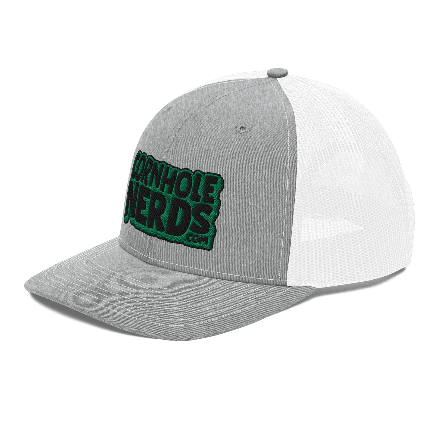 black/kelly green nerds logo Richardson 112 snapback Trucker hat