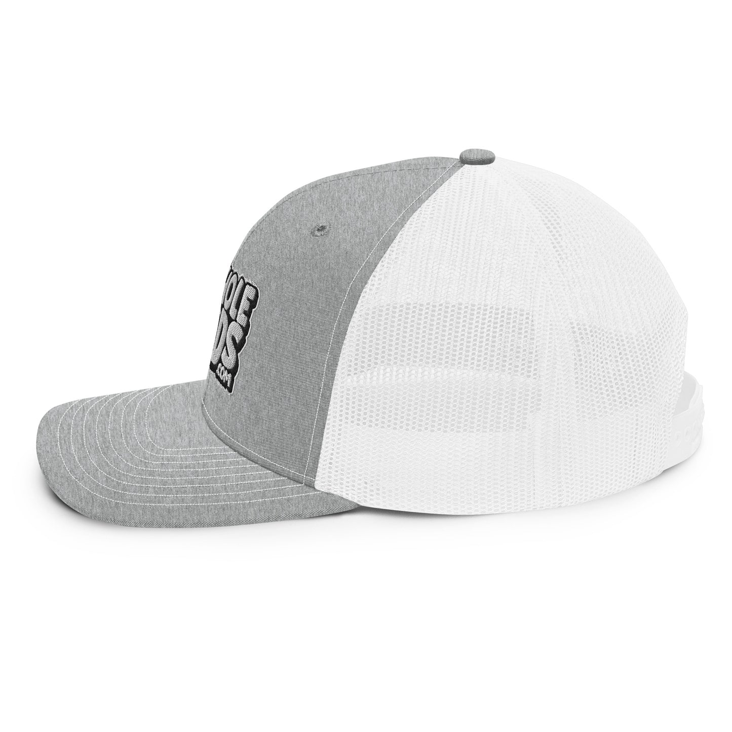 White/Black Nerds logo Richardson 112 snapback Trucker Hat