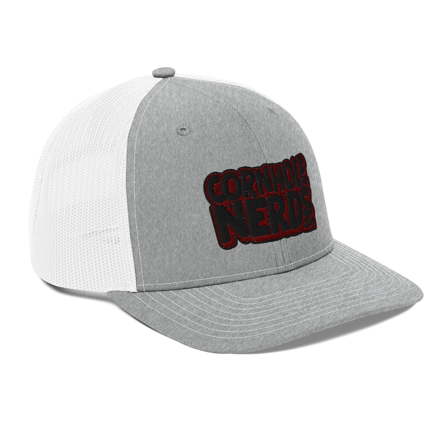 black/maroon nerds logo Richardson 112 snapback Trucker hat
