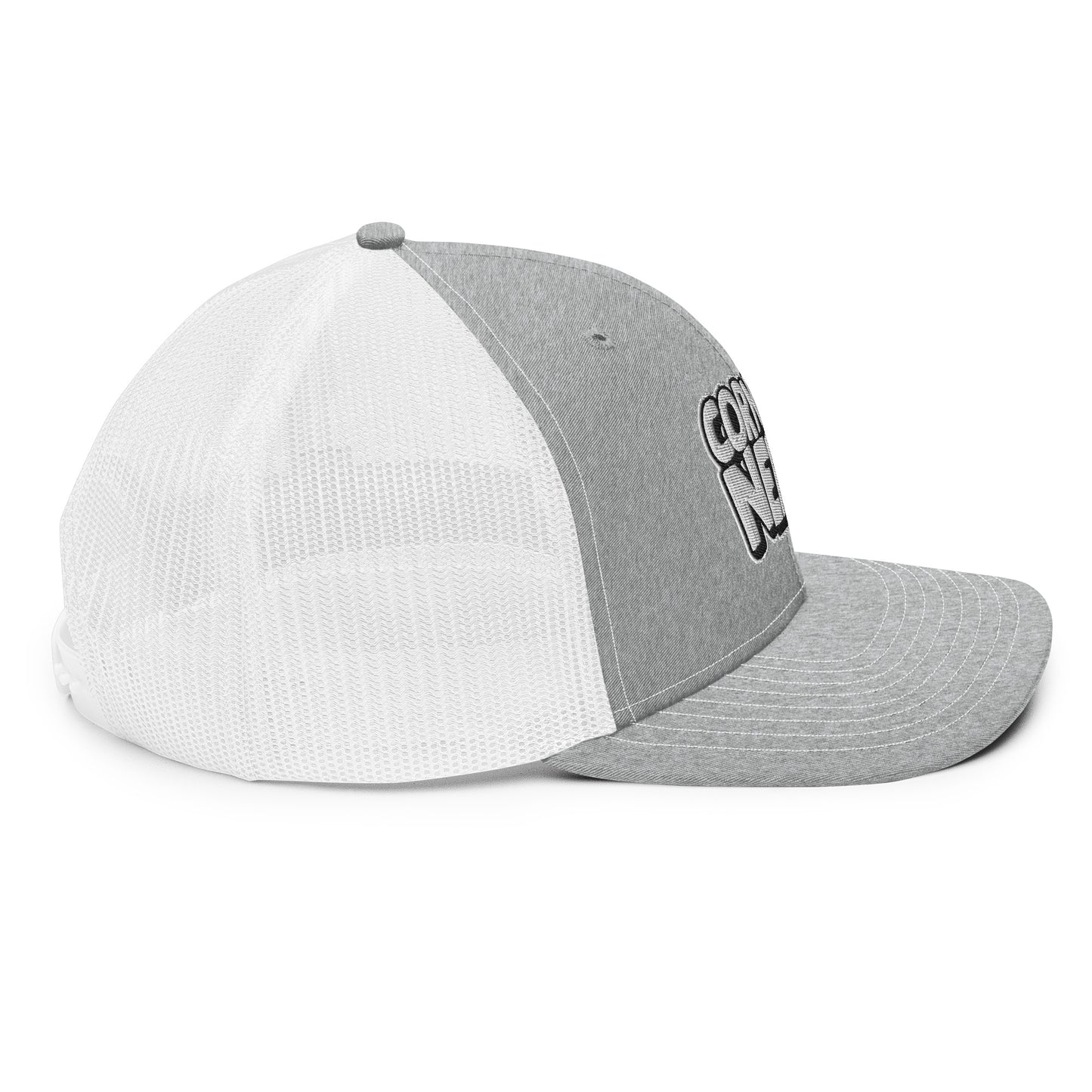 White/Black Nerds logo Richardson 112 snapback Trucker Hat