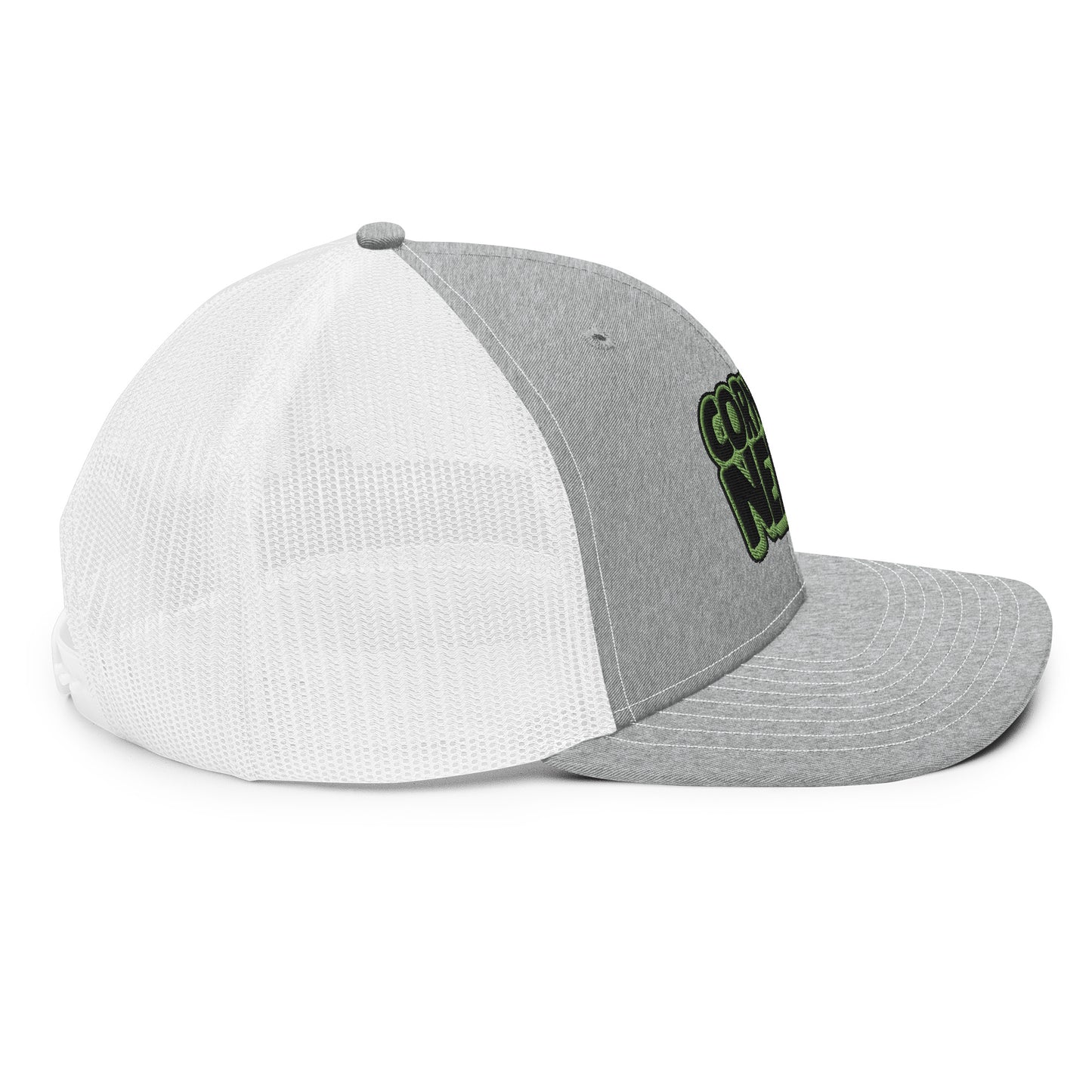 black/kiwi green nerds logo Richardson 112 snapback Trucker hat
