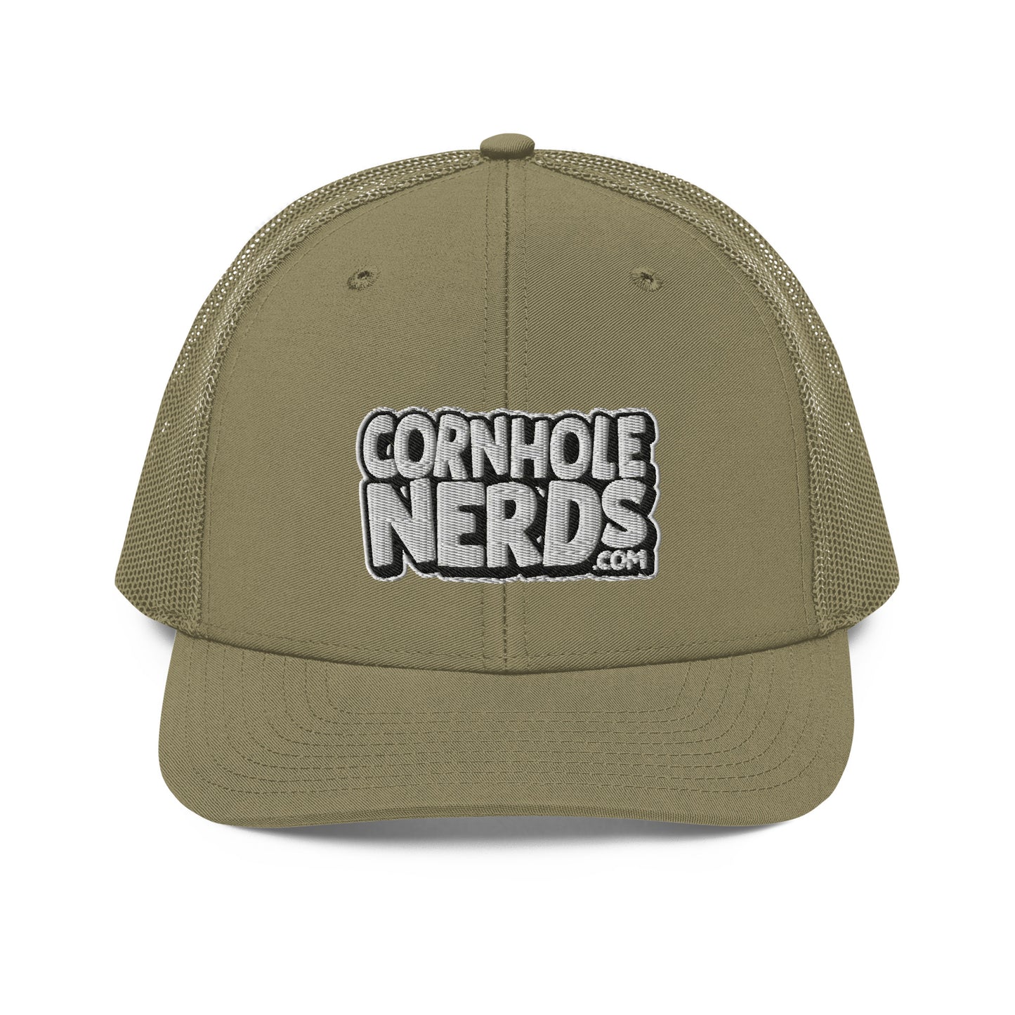 White/Black Nerds logo Richardson 112 snapback Trucker Hat