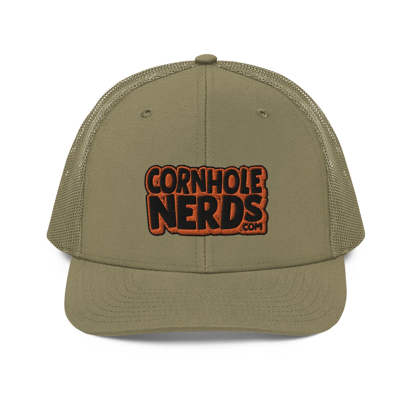 black/orange nerds logo Richardson 112 snapback Trucker Cap