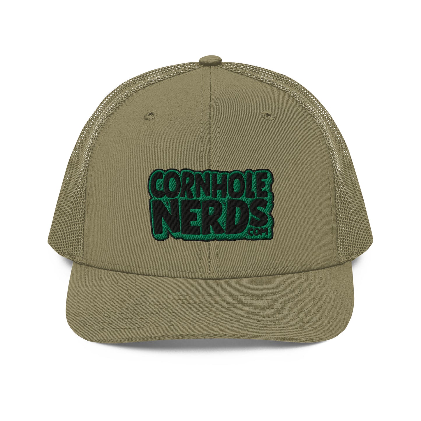 black/kelly green nerds logo Richardson 112 snapback Trucker hat