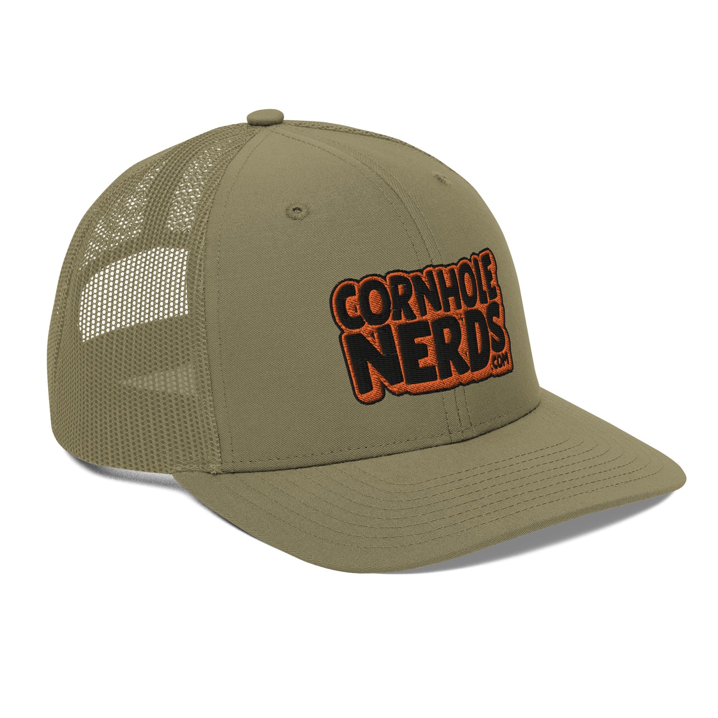 black/orange nerds logo Richardson 112 snapback Trucker Cap