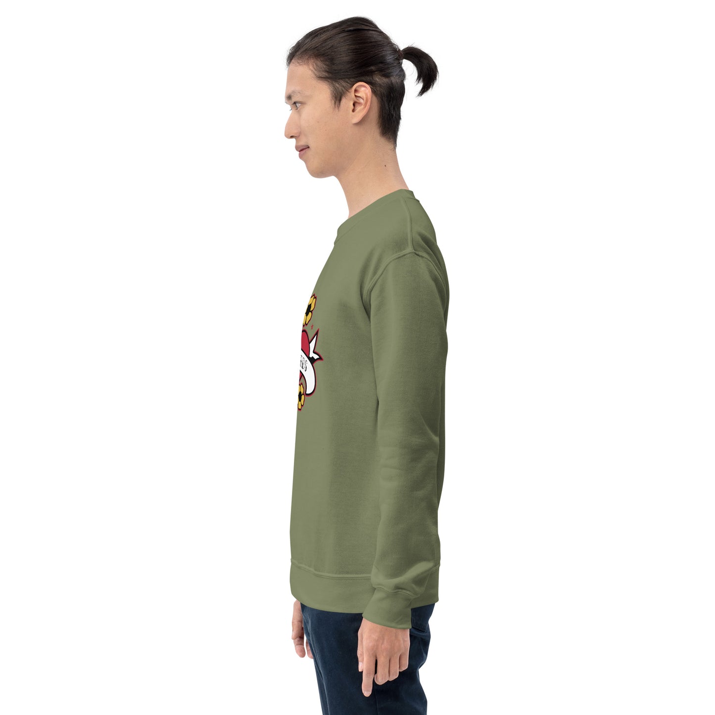 Cornhole Nerds Two hearts are better than one Unisex Sweatshirt