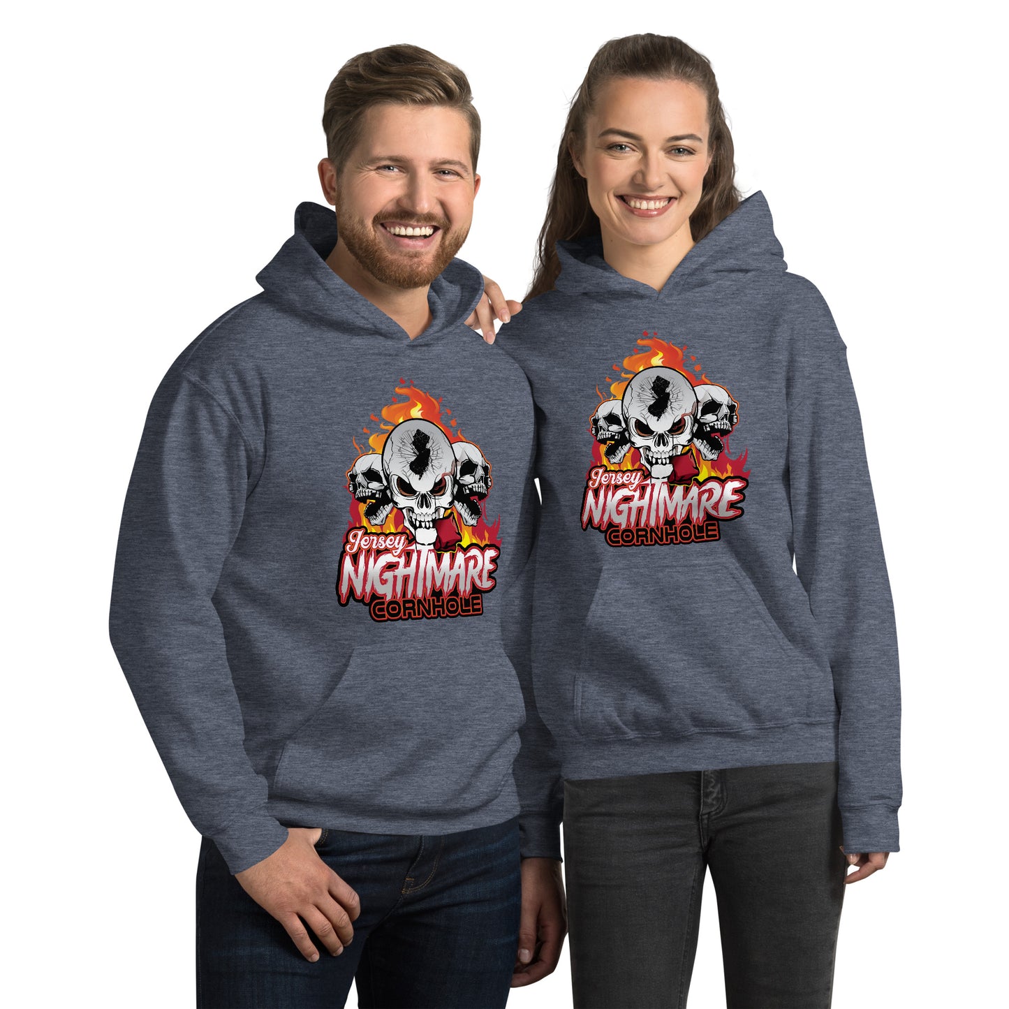Jersey Nightmare Cornhole Unisex Hoodie