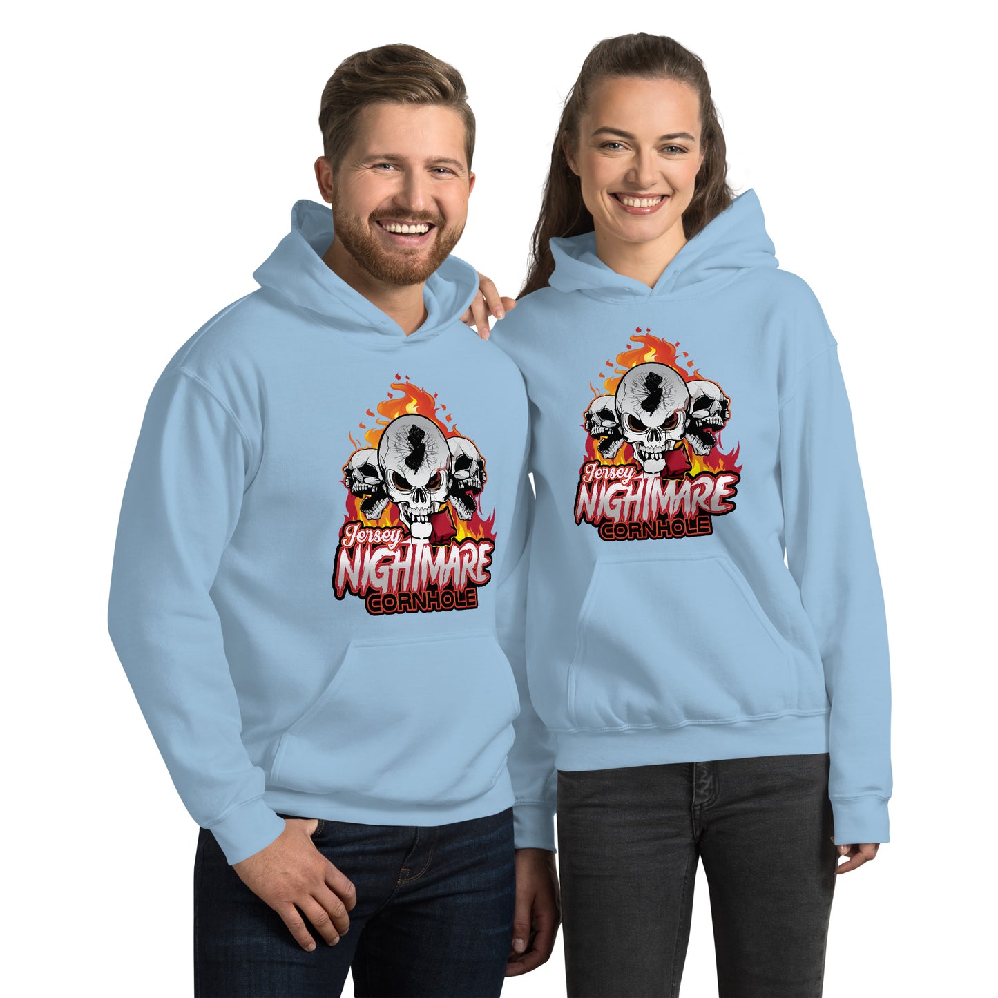 Jersey Nightmare Cornhole Unisex Hoodie