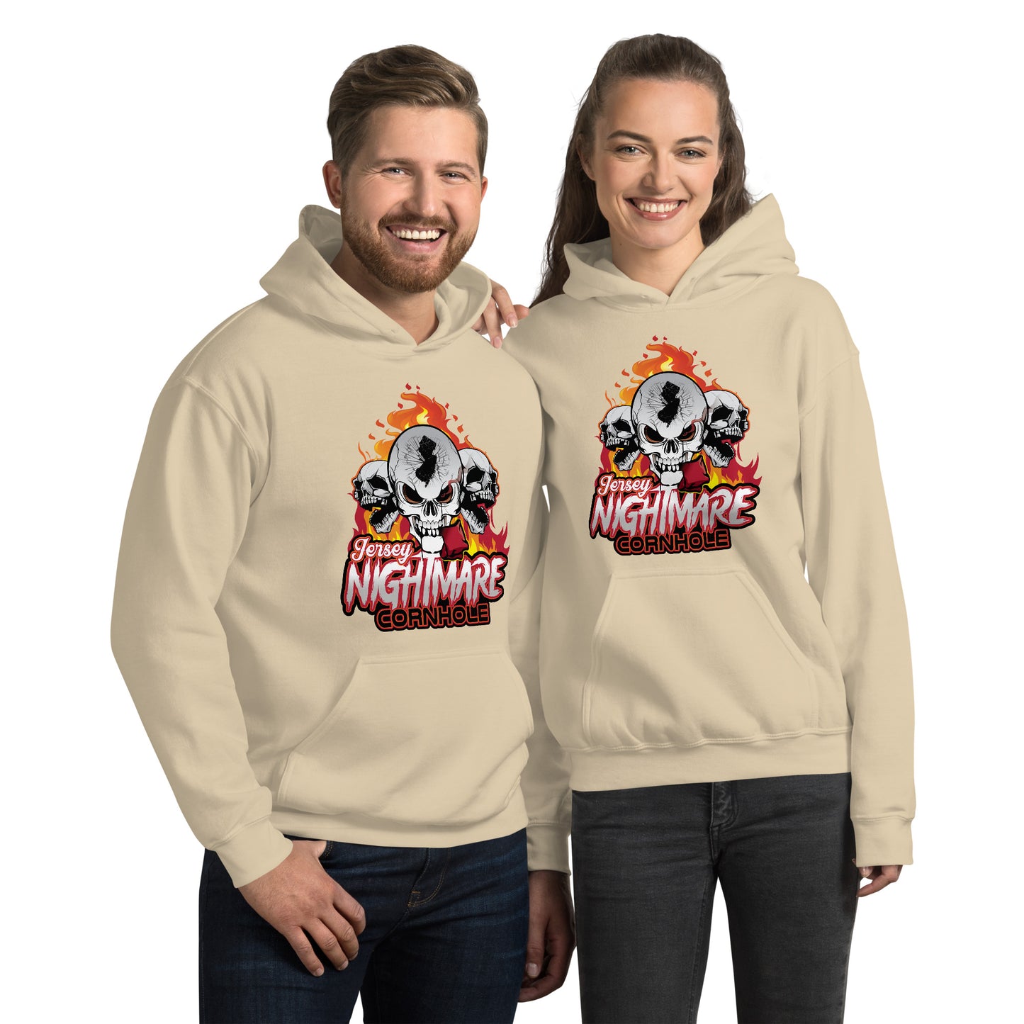 Jersey Nightmare Cornhole Unisex Hoodie