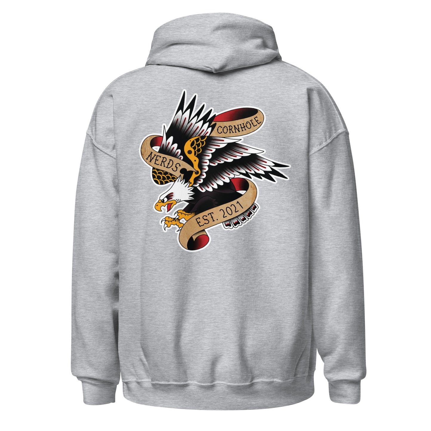 Tattoo Nerds front and back logos Unisex Hoodie