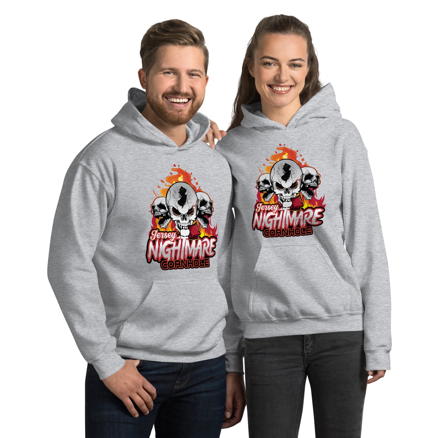 Jersey Nightmare Cornhole Unisex Hoodie