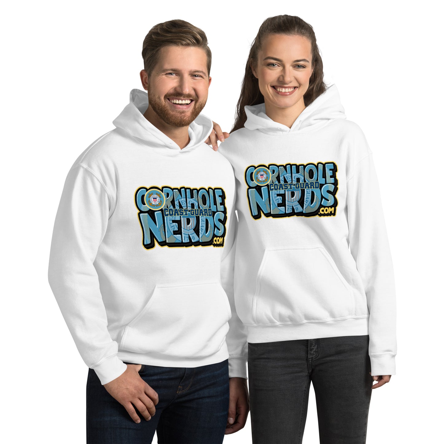 Cornhole Nerds Coast Guard Unisex Hoodie