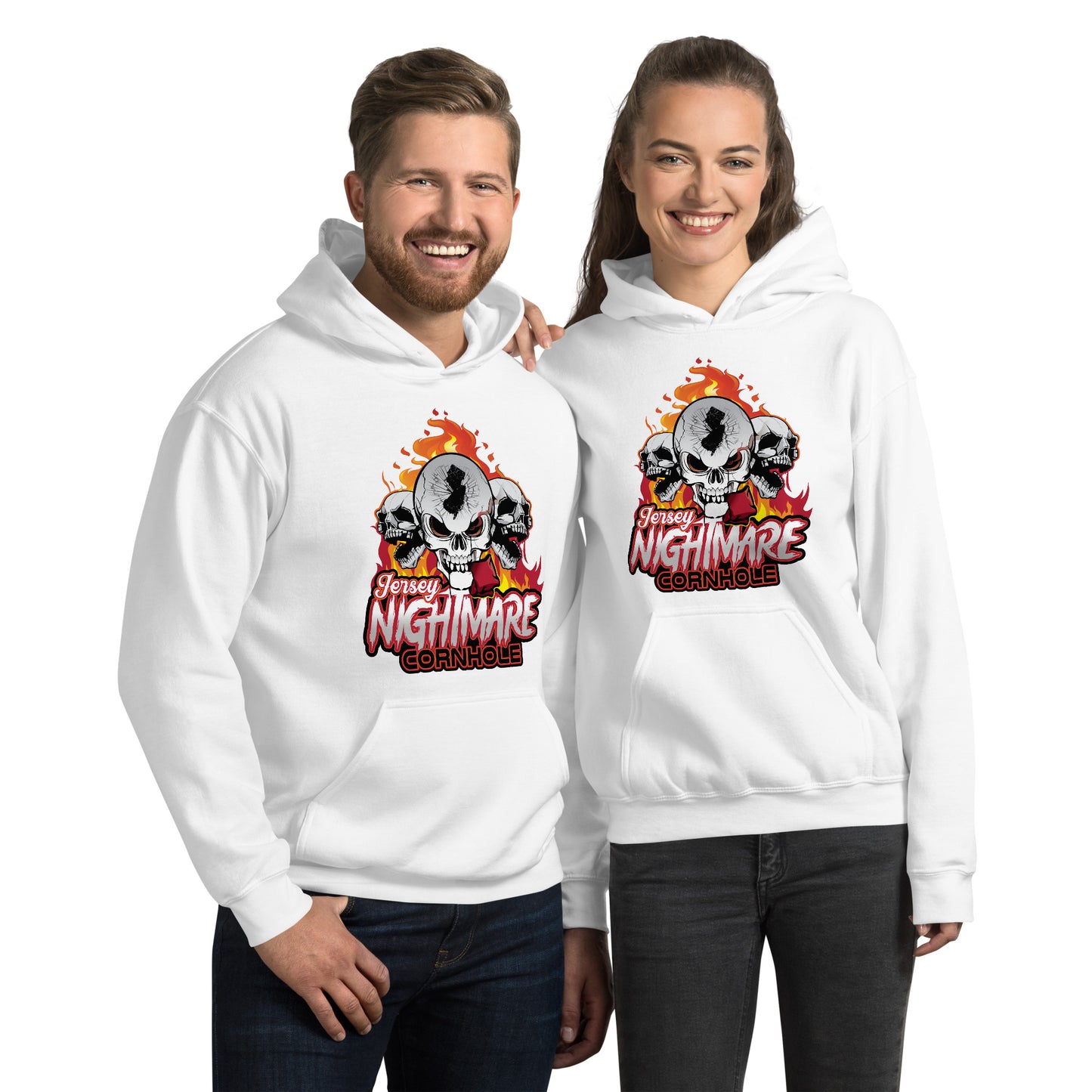 Jersey Nightmare Cornhole Unisex Hoodie