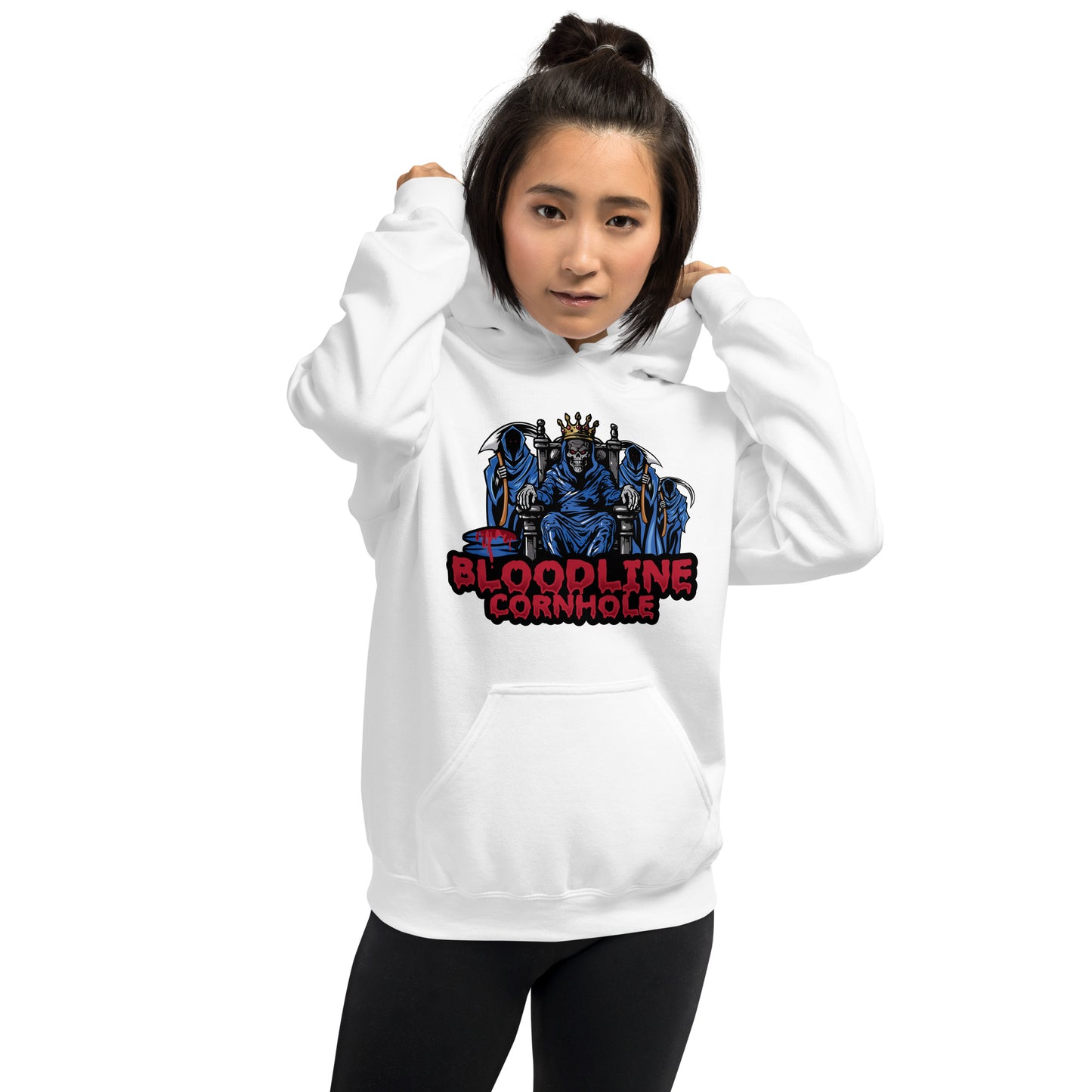 Bloodline Cornhole Reaper Family Unisex Hoodie