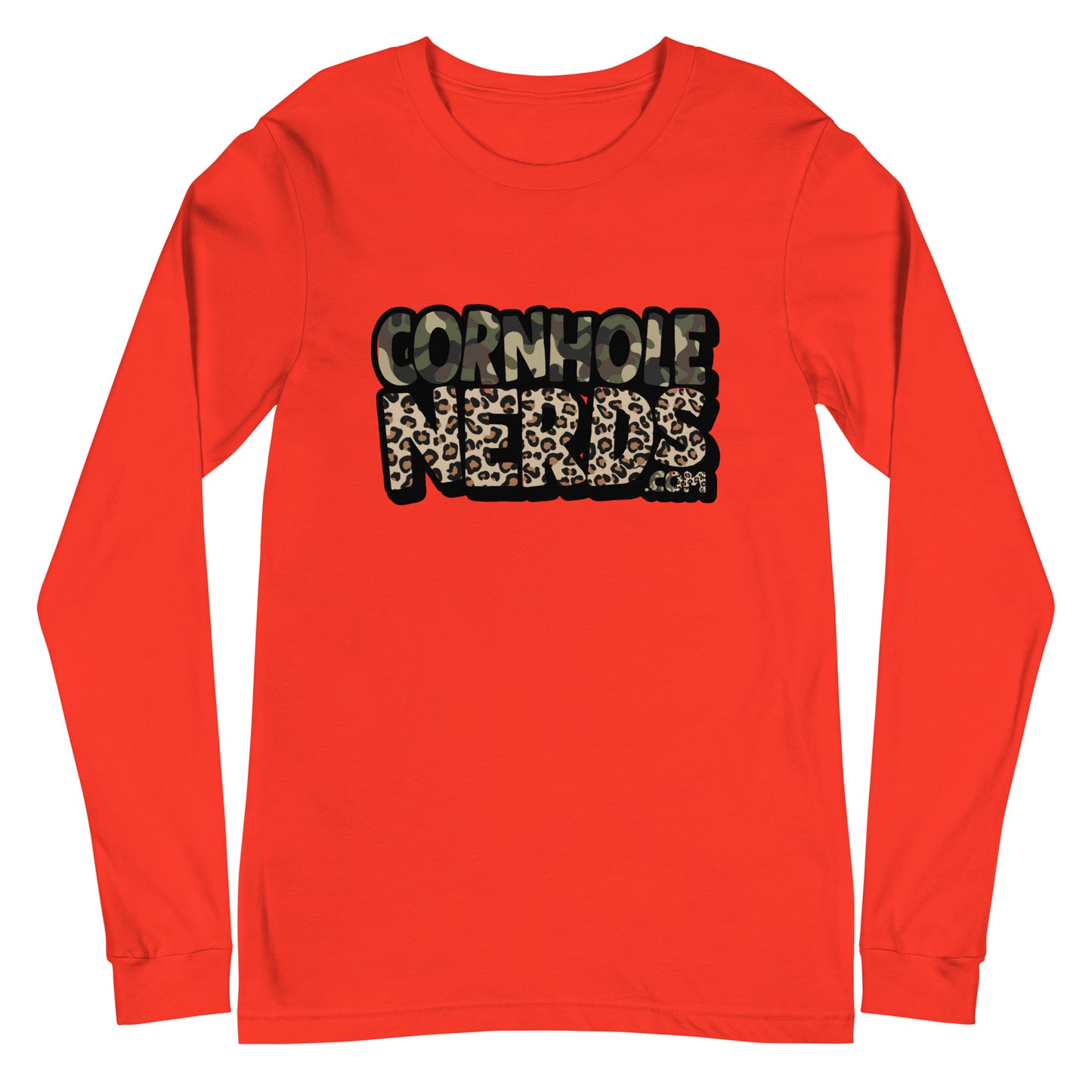 Cornhole Nerds Kasey Squared Unisex Long Sleeve Tee