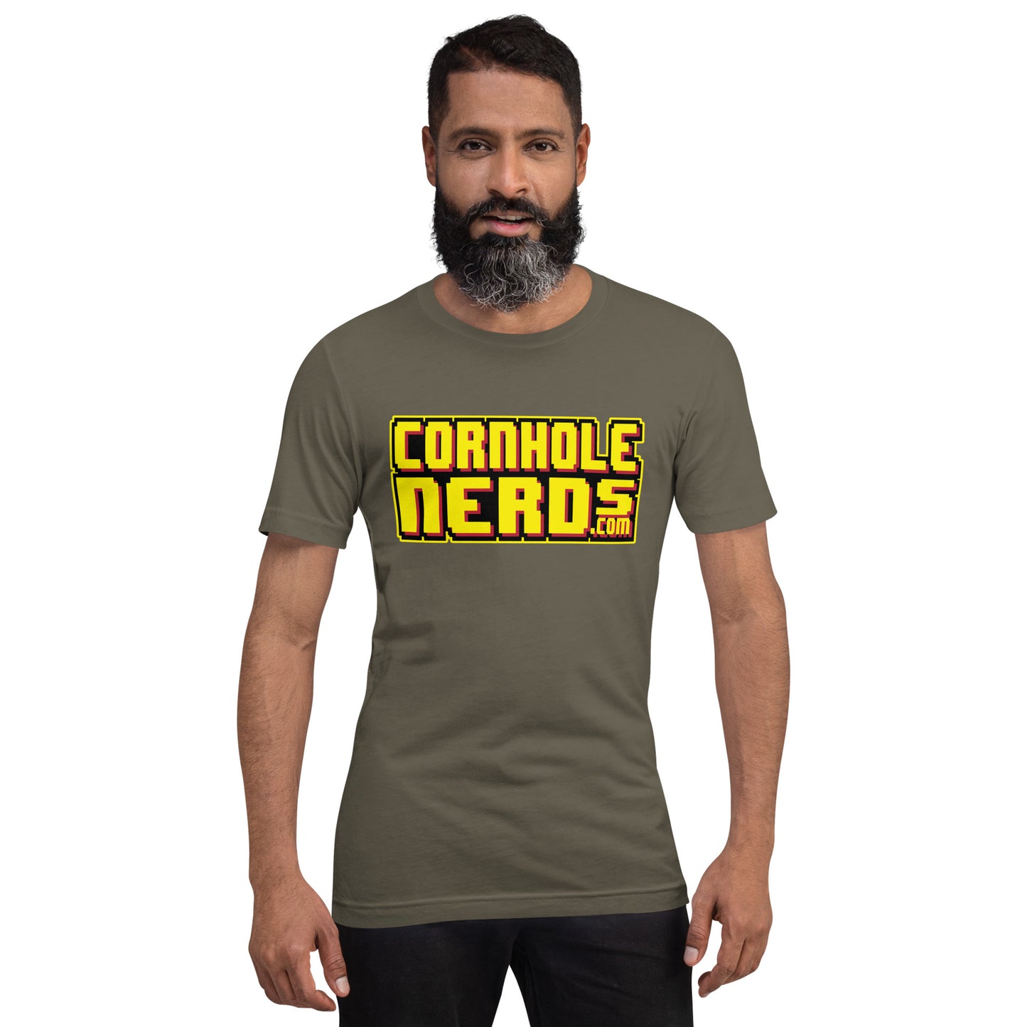 Cornhole Nerds 8-bit Unisex t-shirt