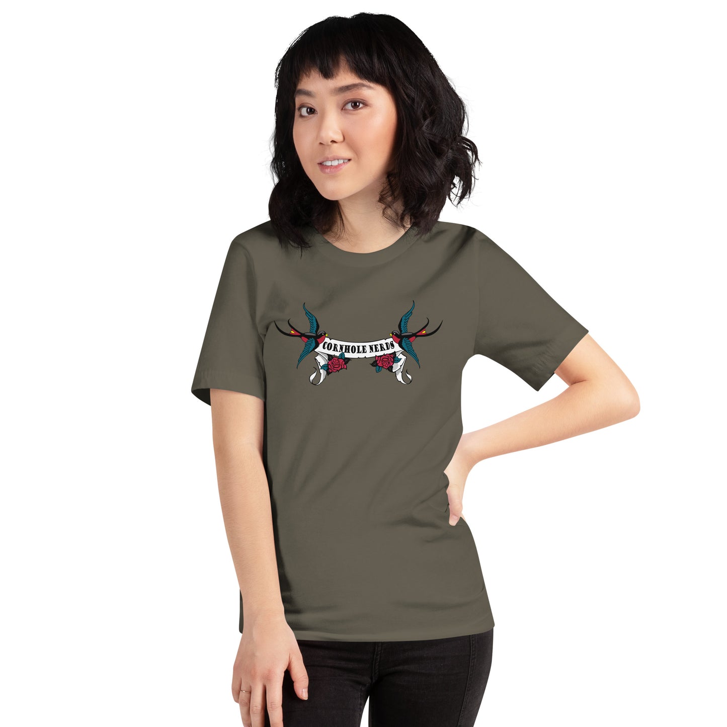 Tattoo Sparrow Nerds Unisex t-shirt