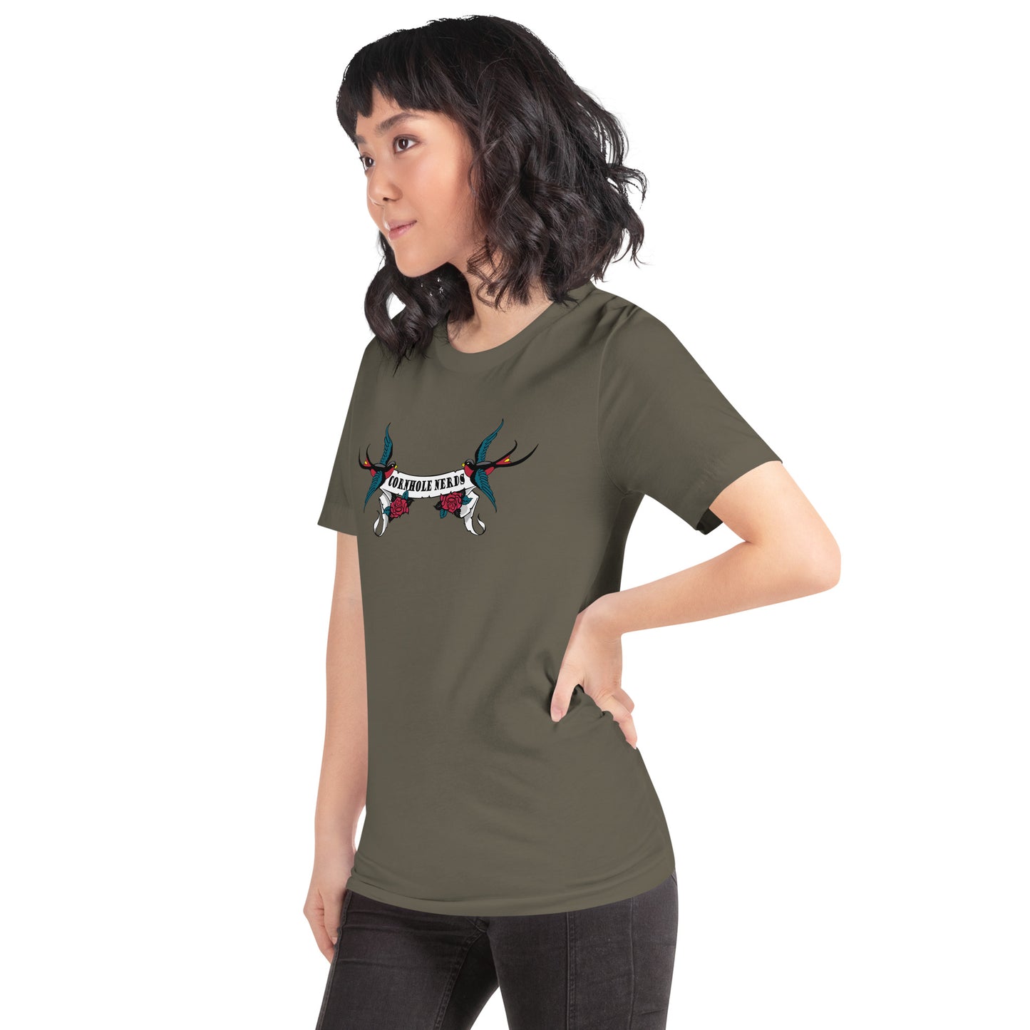 Tattoo Sparrow Nerds Unisex t-shirt