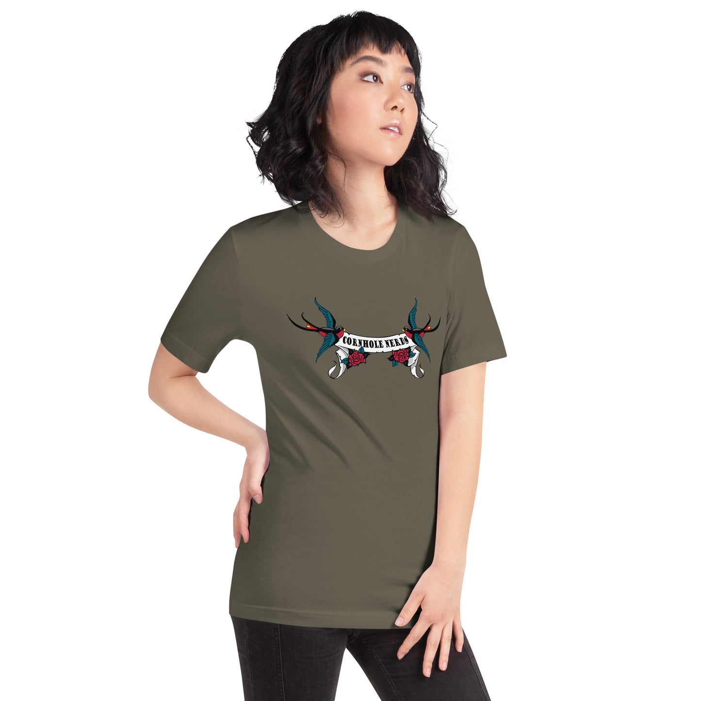 Tattoo Sparrow Nerds Unisex t-shirt