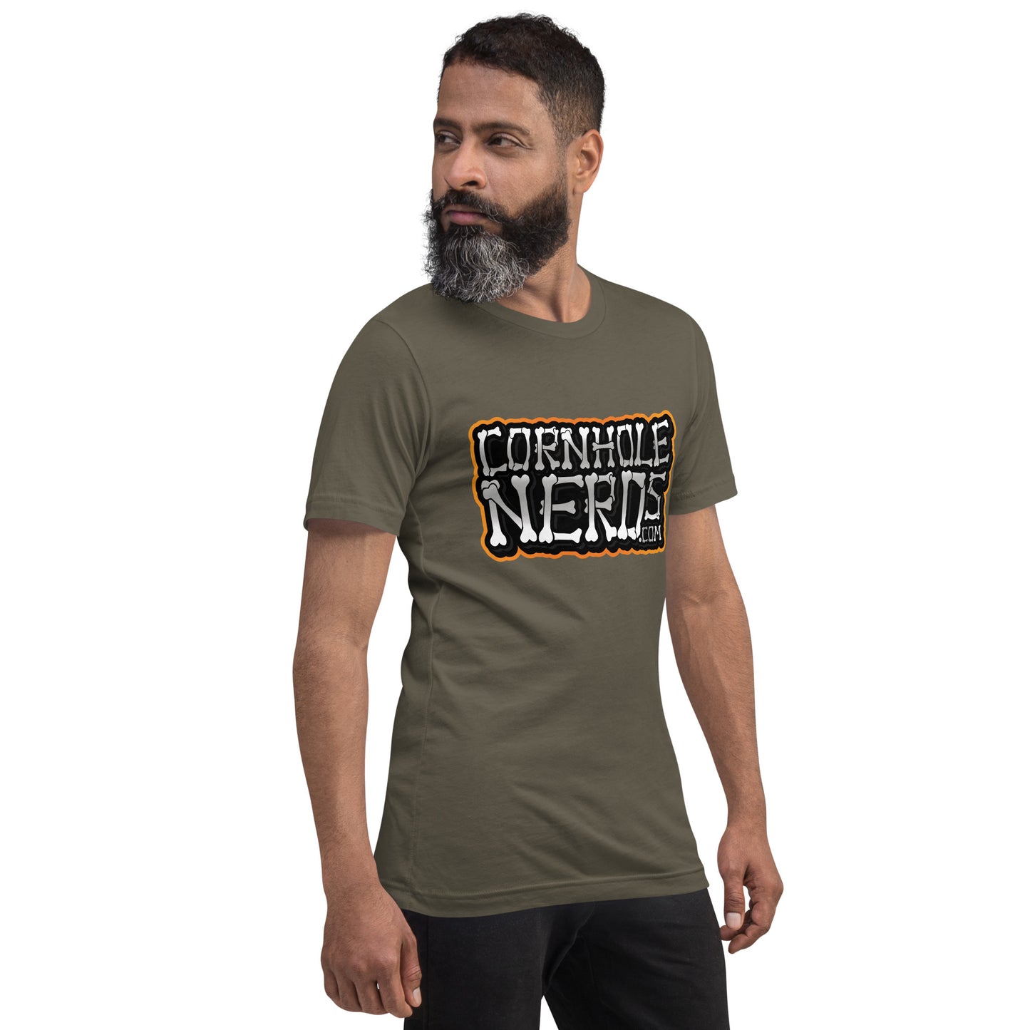Cornhole Nerds Bones logo Unisex t-shirt