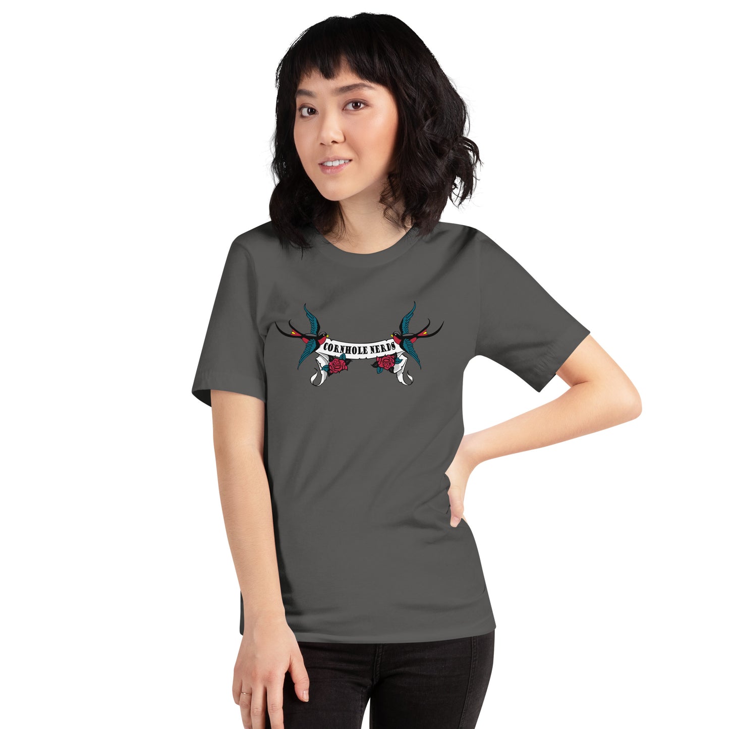 Tattoo Sparrow Nerds Unisex t-shirt