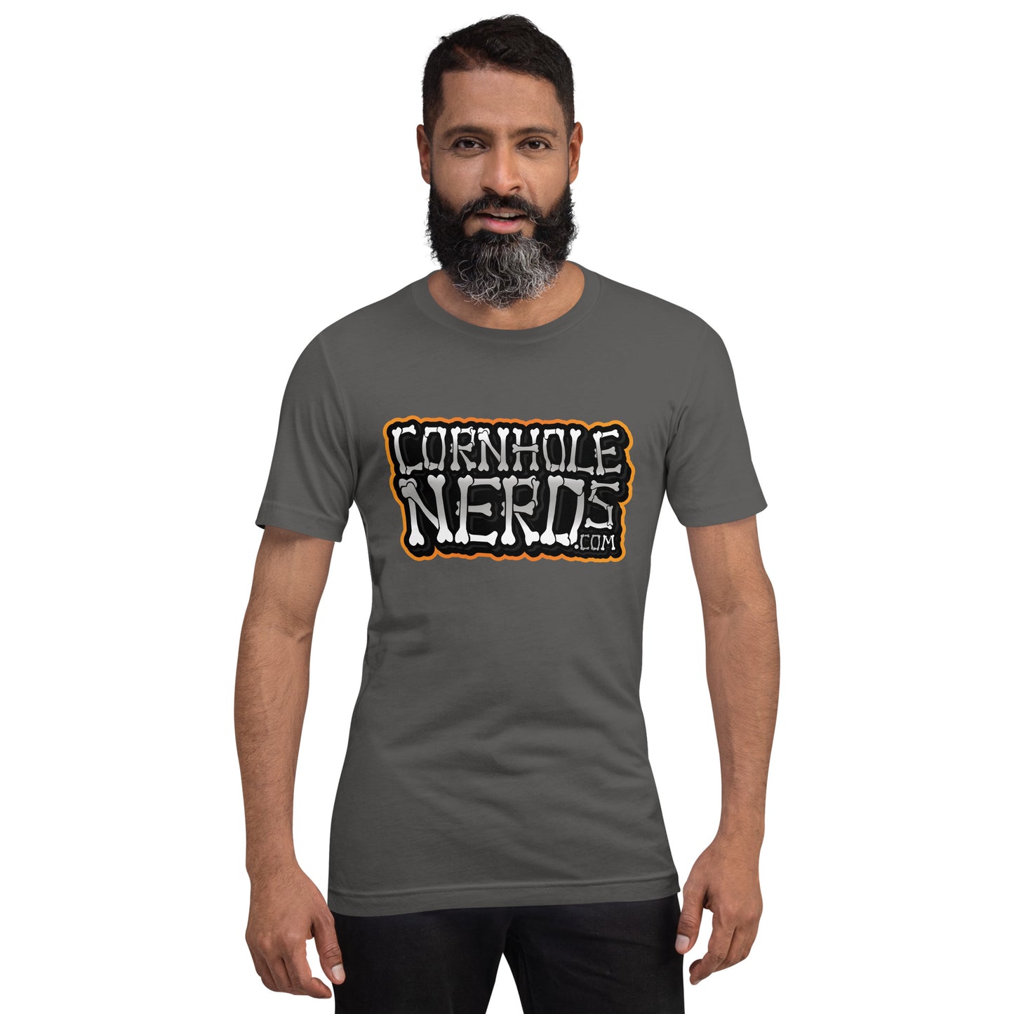 Cornhole Nerds Bones logo Unisex t-shirt